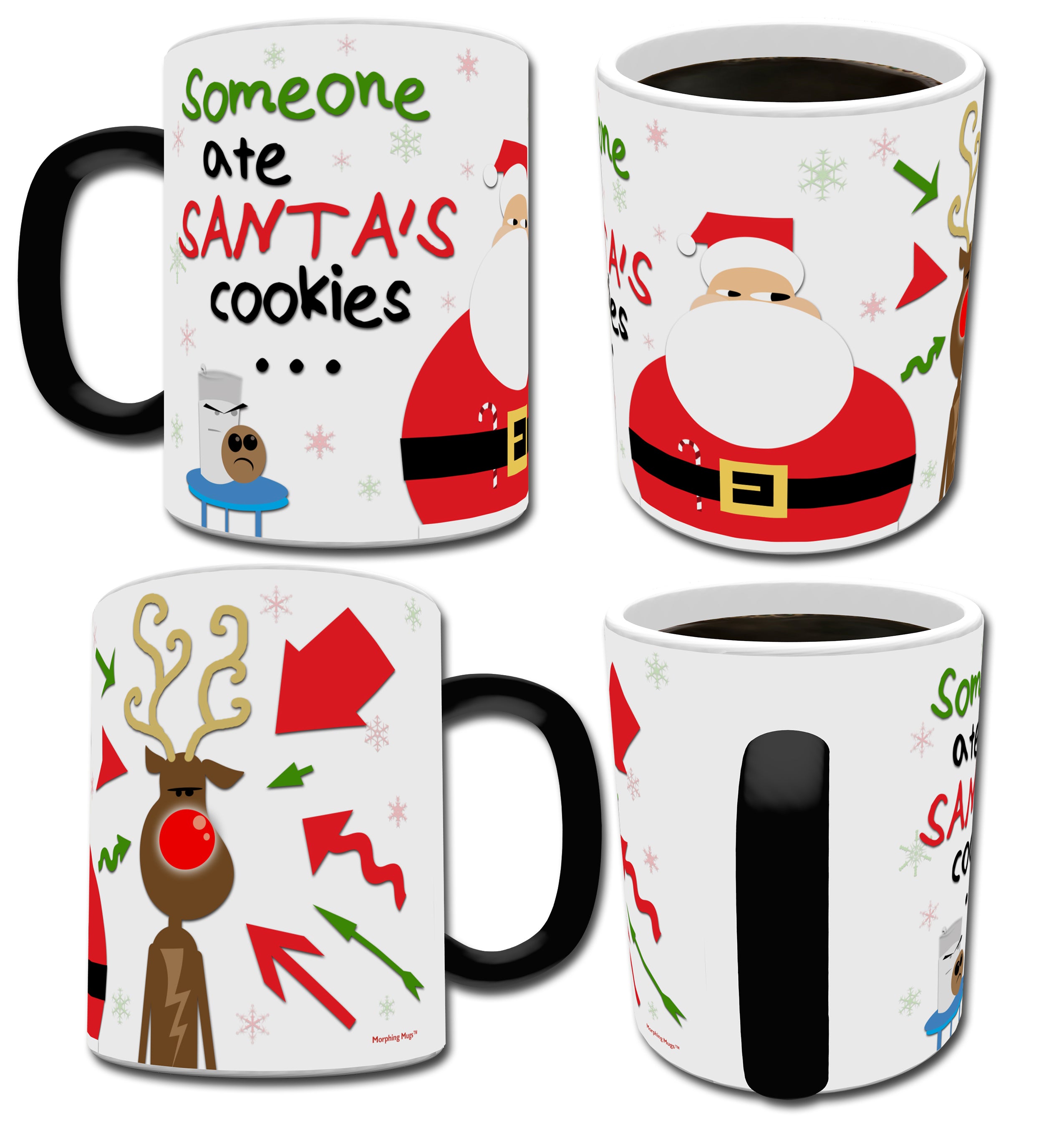 Christmas Collection (Rudolph Did It) Morphing Mugs®  Heat-Sensitive Mug MMUG121