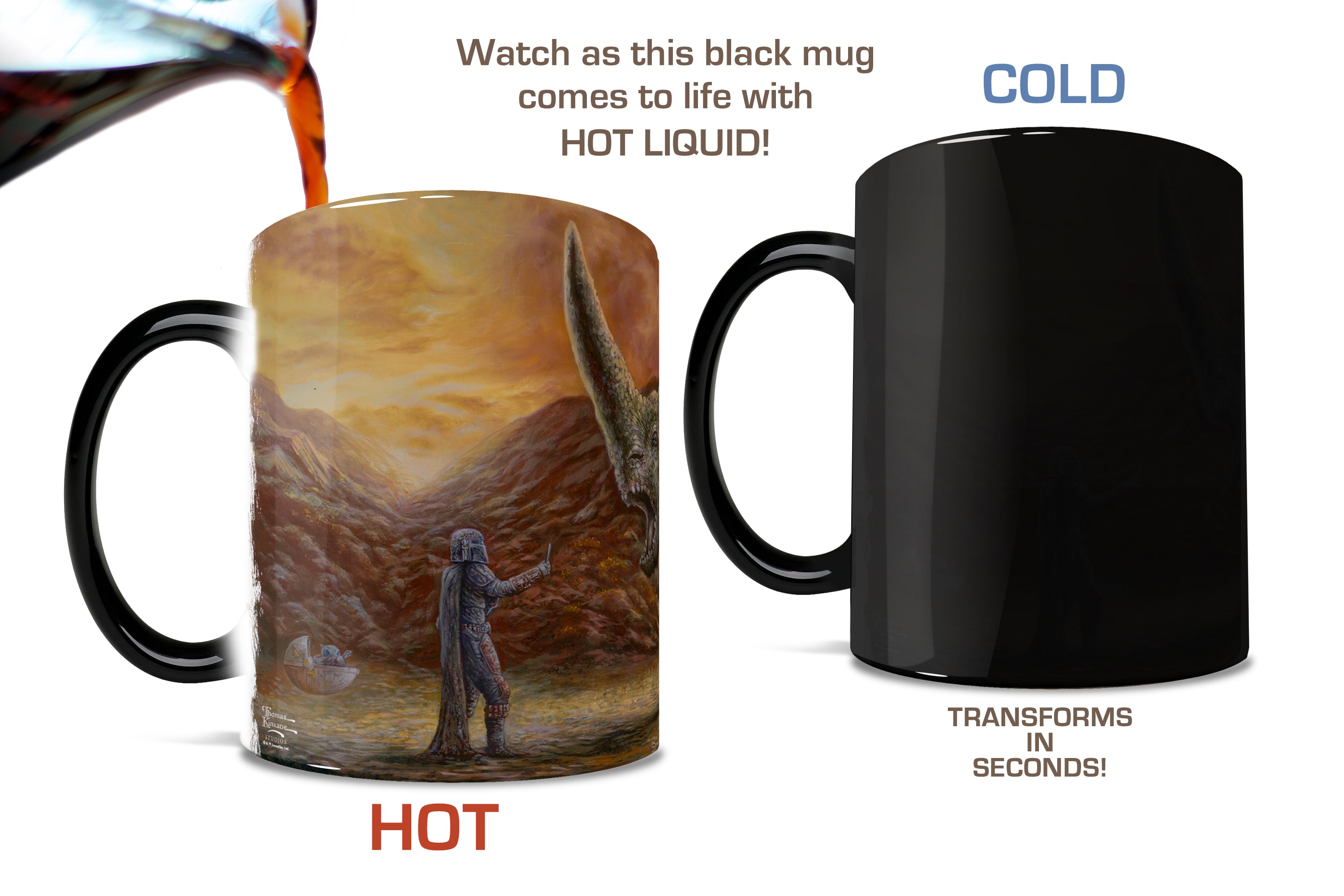 Star Wars (The Mandalorian - The Mudhorn) Morphing Mugs®  Heat-Sensitive Mug MMUG1221