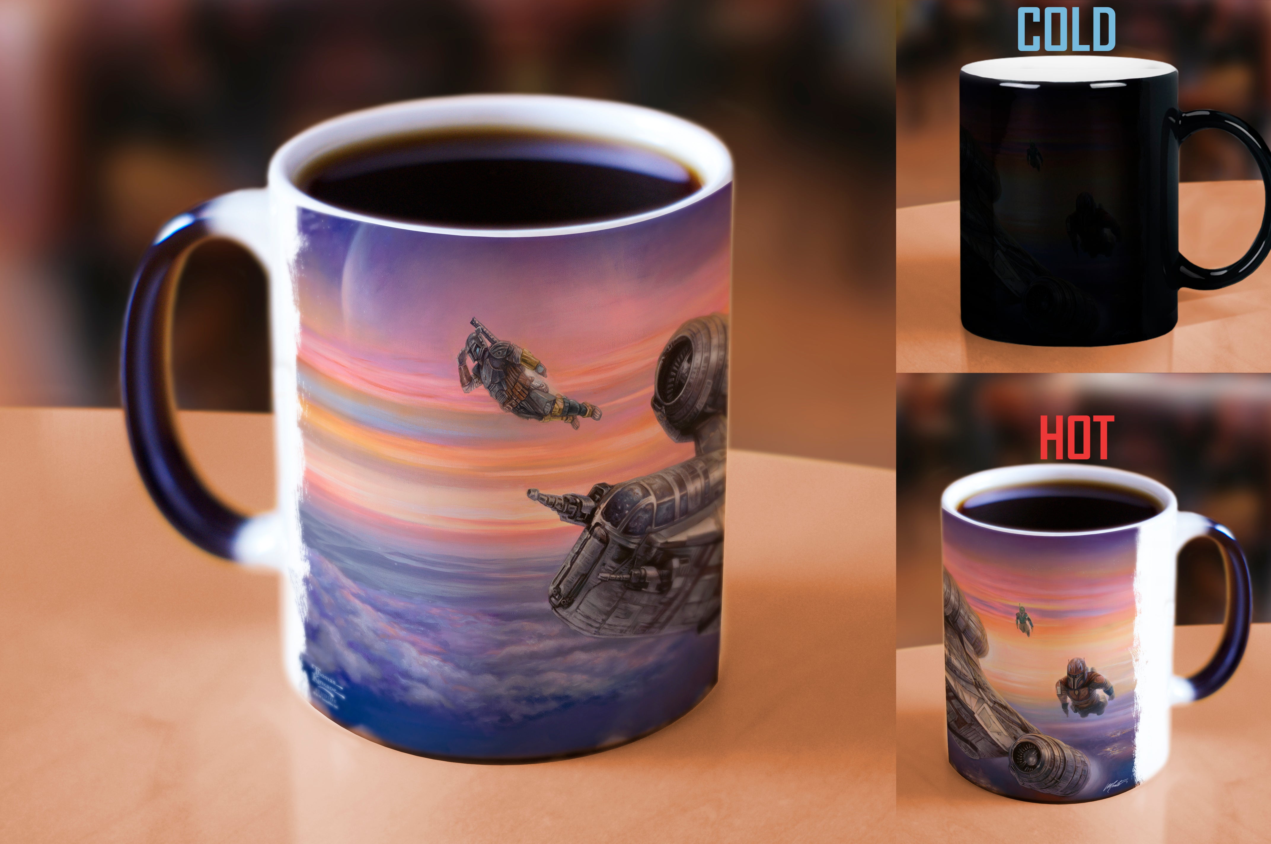 Star Wars (The Mandalorian - The Escort) Morphing Mugs®  Heat-Sensitive Mug MMUG1222
