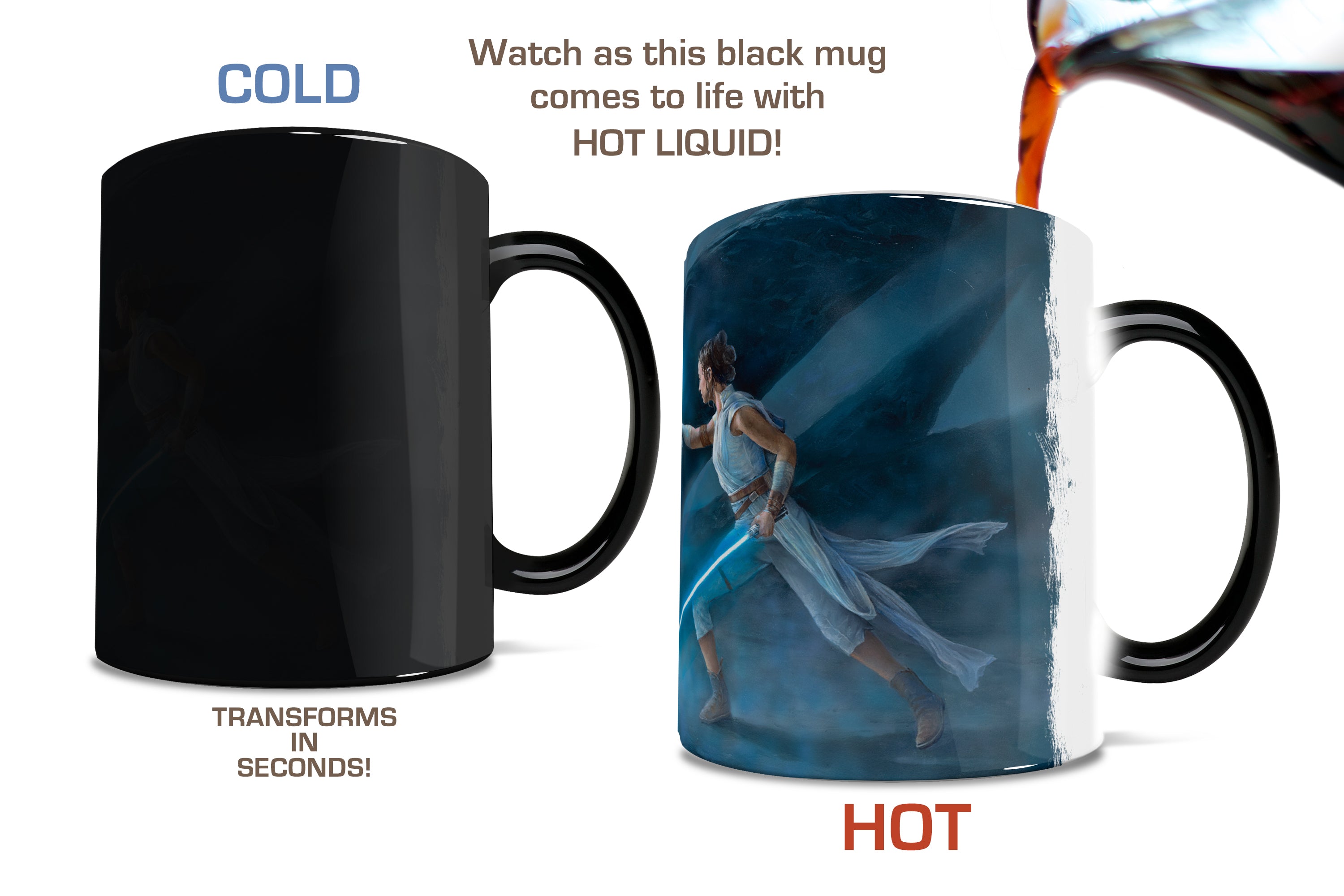 Star Wars (Reys Awakening) Morphing Mugs®  Heat-Sensitive Mug MMUG1223