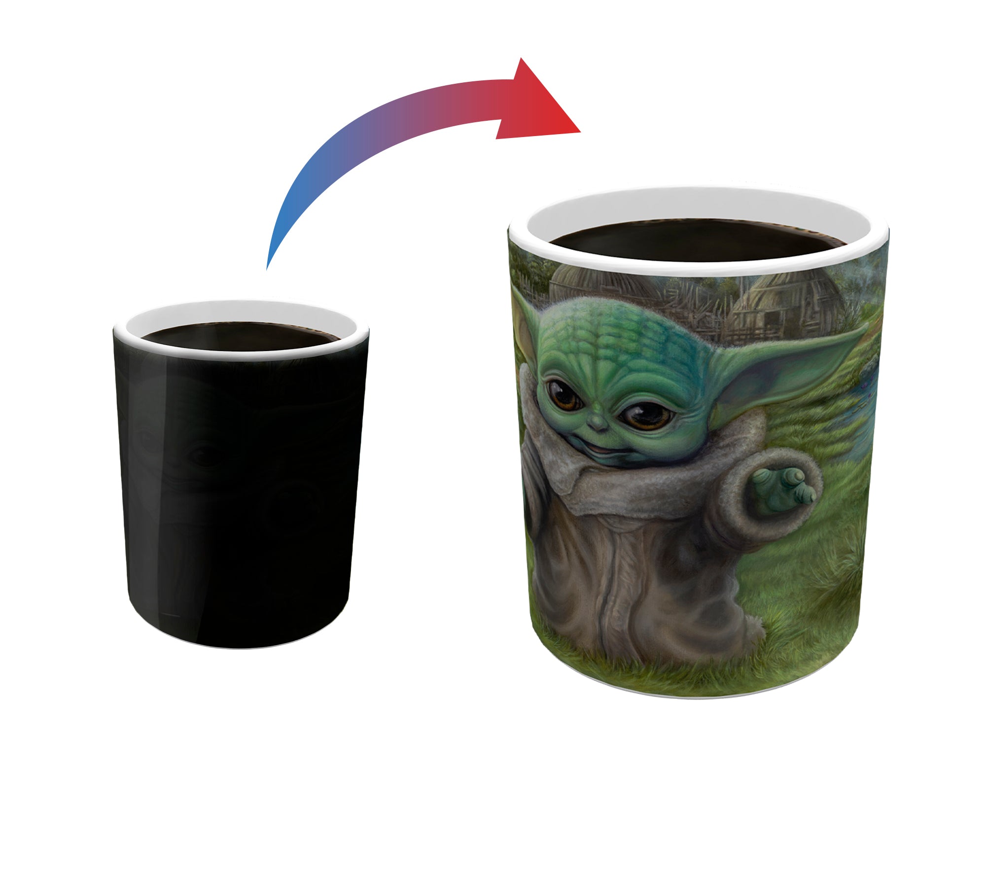 Star Wars (The Mandalorian - Childs Play) Morphing Mugs®  Heat-Sensitive Mug MMUG1224