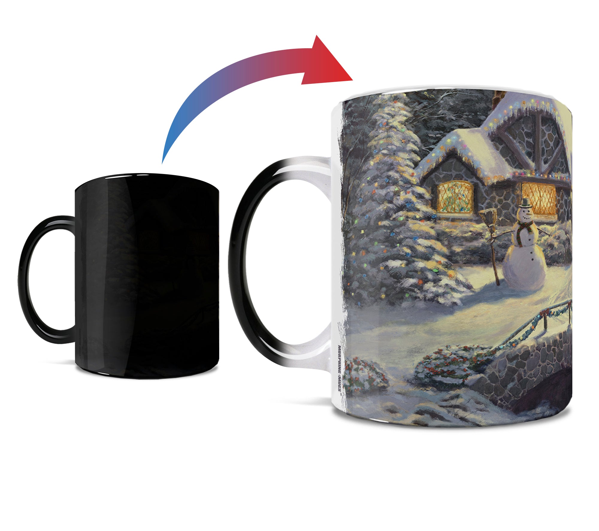 Disney (Mickey and Minnie Mouse - Evening Sleigh Ride) Morphing Mugs®  Heat-Sensitive Mug MMUG1225