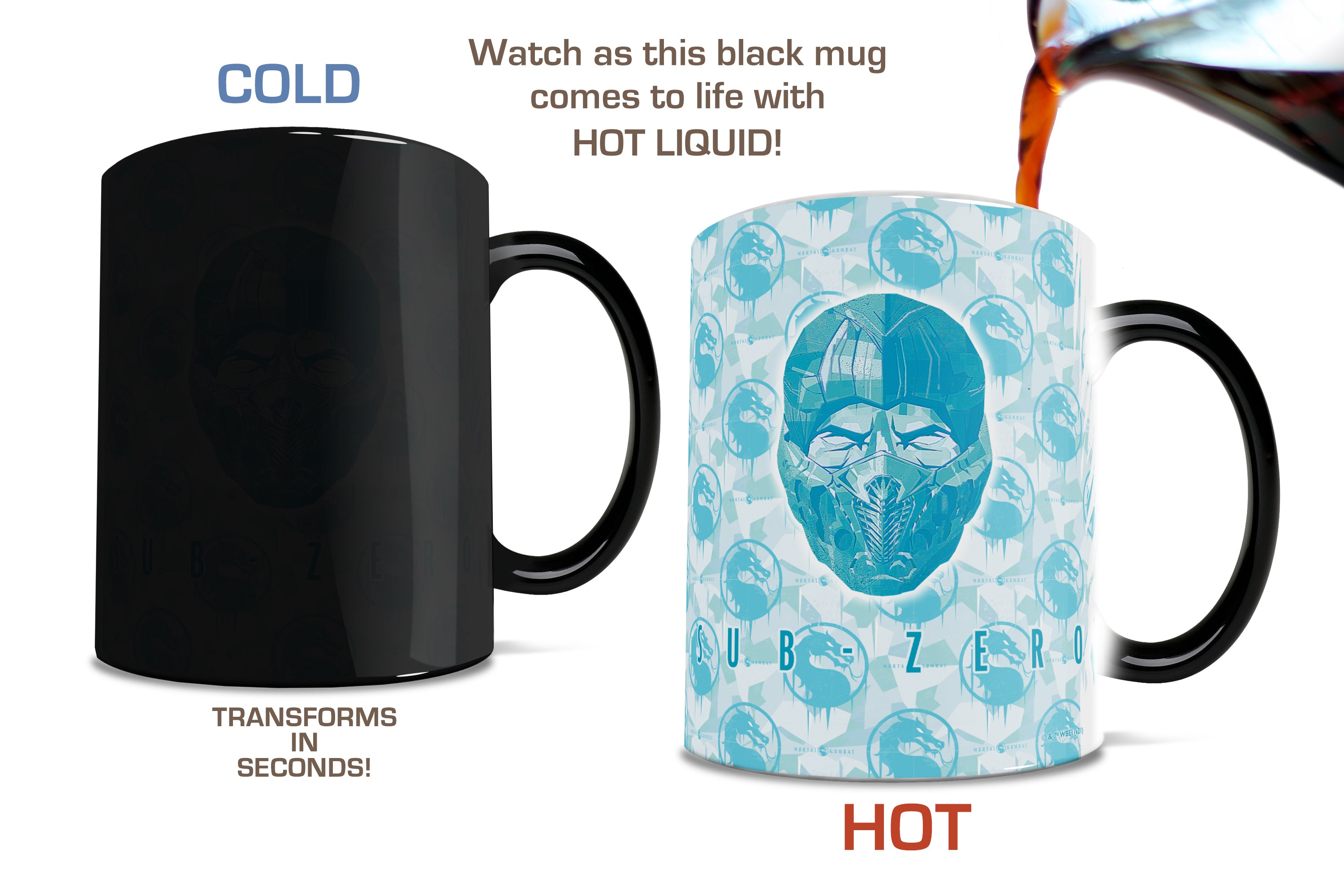 Mortal Kombat (Sub-Zero) Morphing Mugs®  Heat-Sensitive Mug MMUG1233