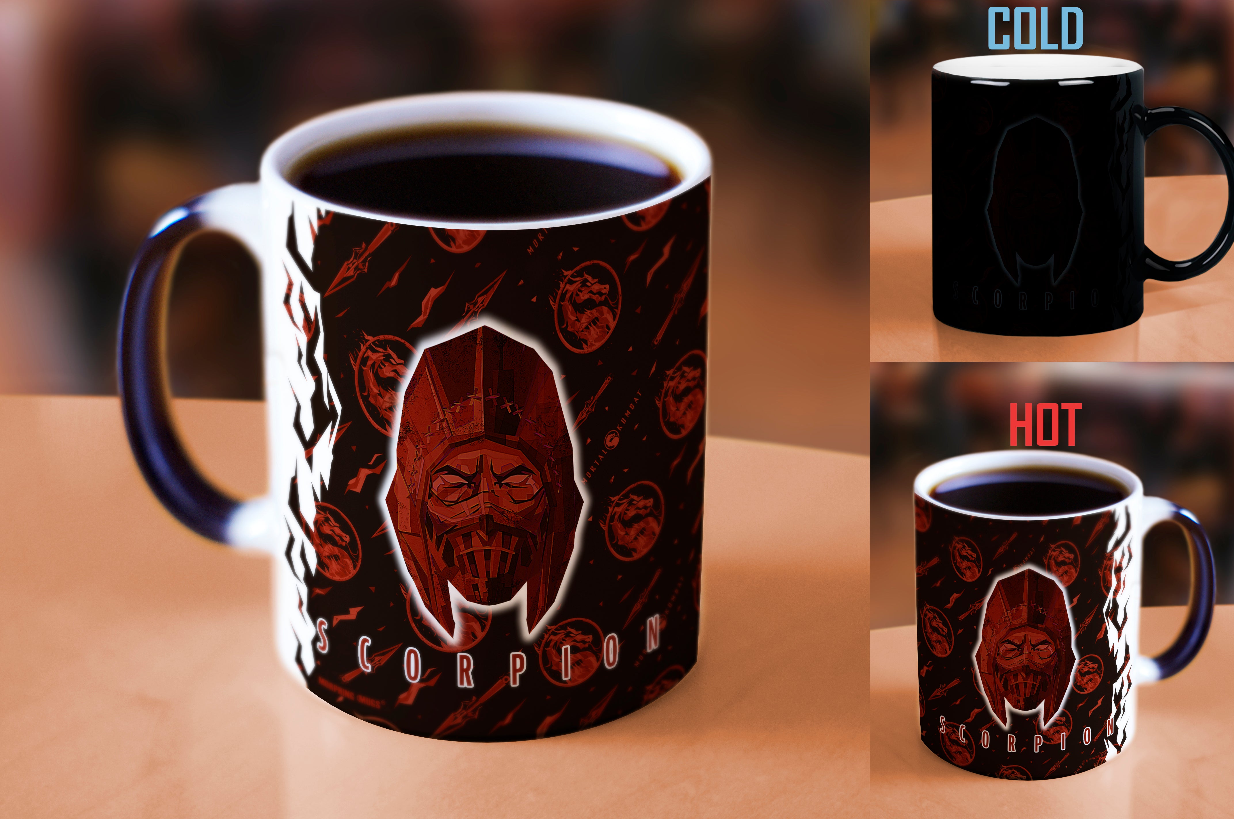 Mortal Kombat (Scorpion) Morphing Mugs®  Heat-Sensitive Mug MMUG1234