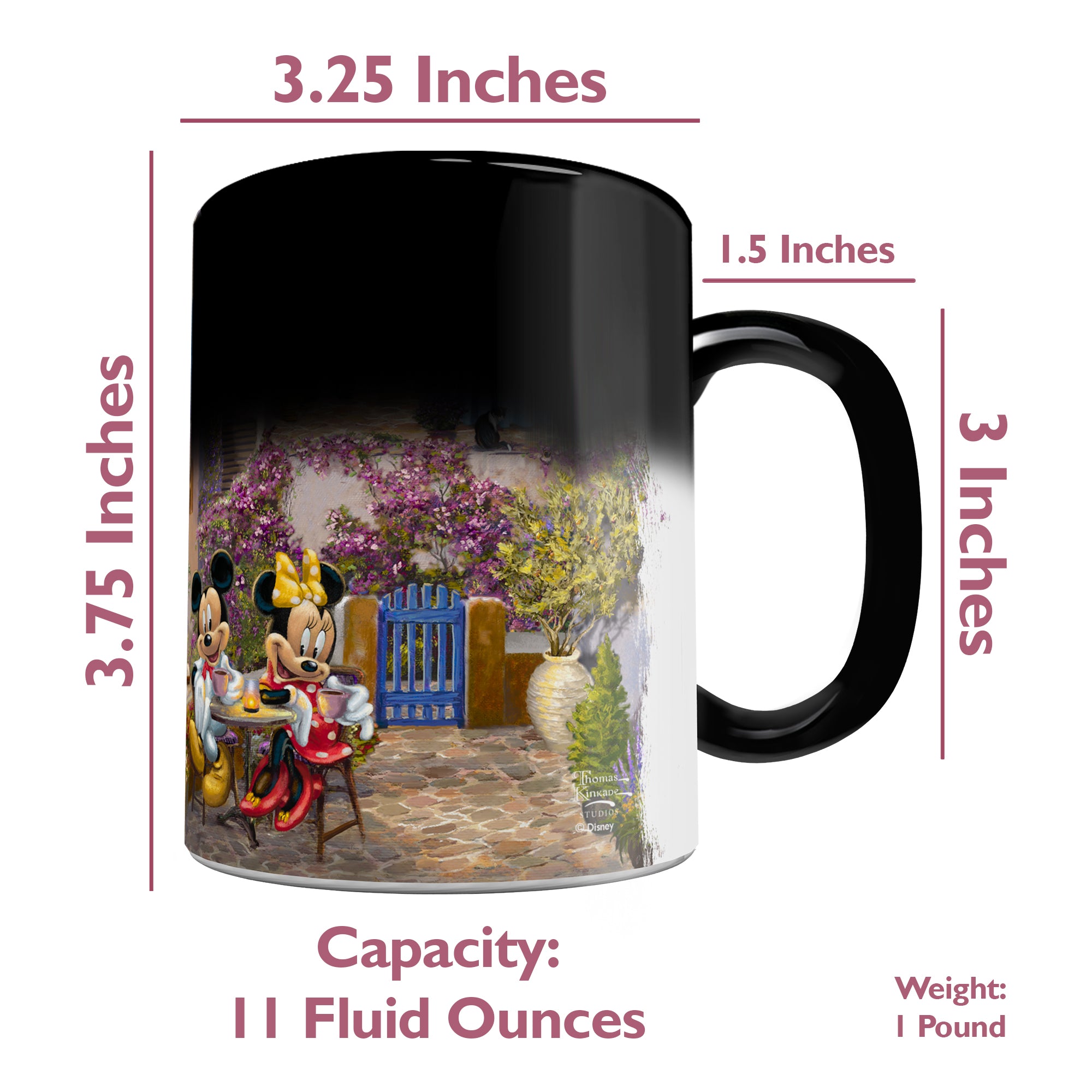 Disney (Mickey and Minnie Mouse - Greece) Morphing Mugs®  Heat-Sensitive Mug MMUG1236