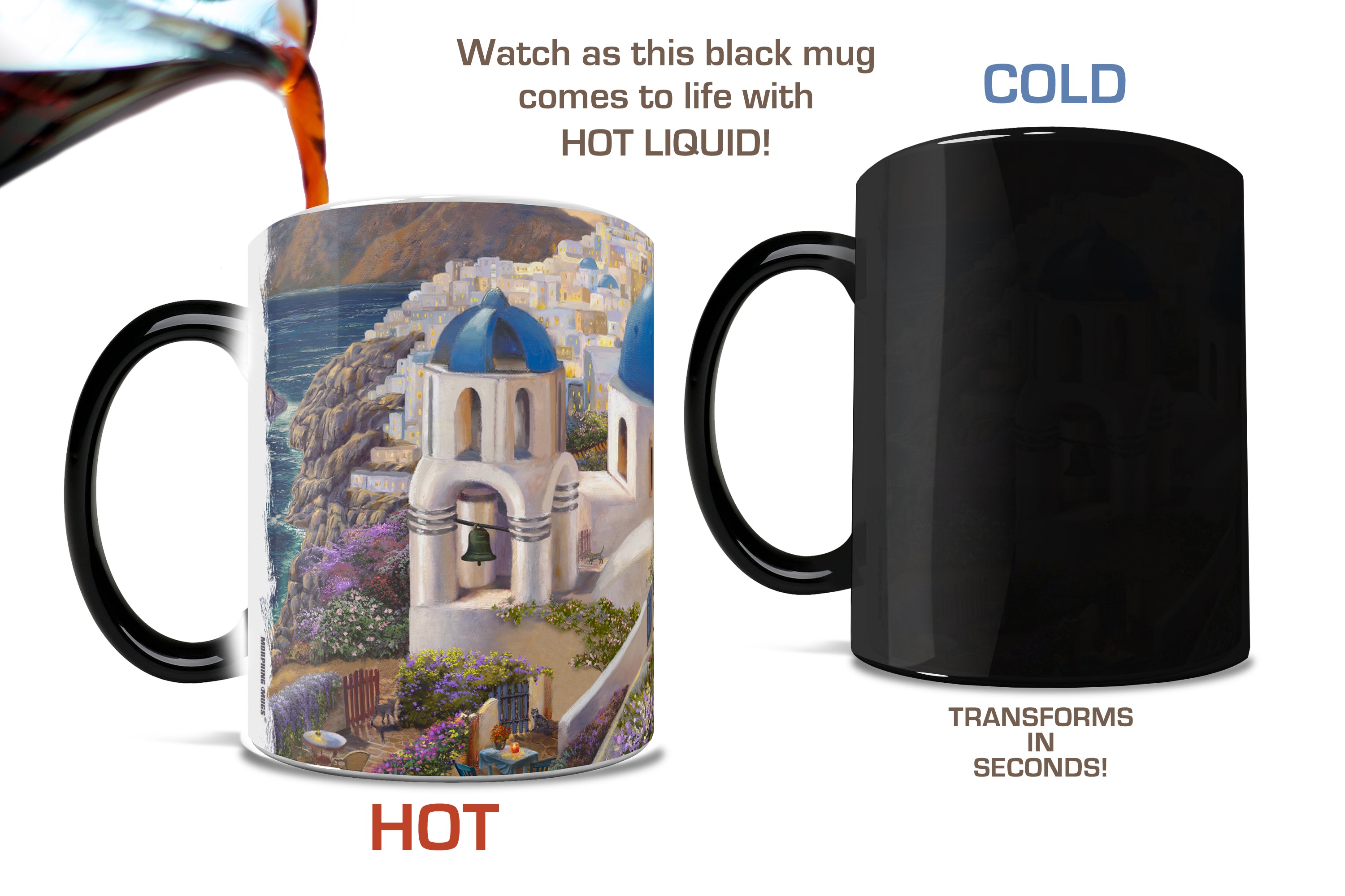 Disney (Mickey and Minnie Mouse - Greece) Morphing Mugs®  Heat-Sensitive Mug MMUG1236