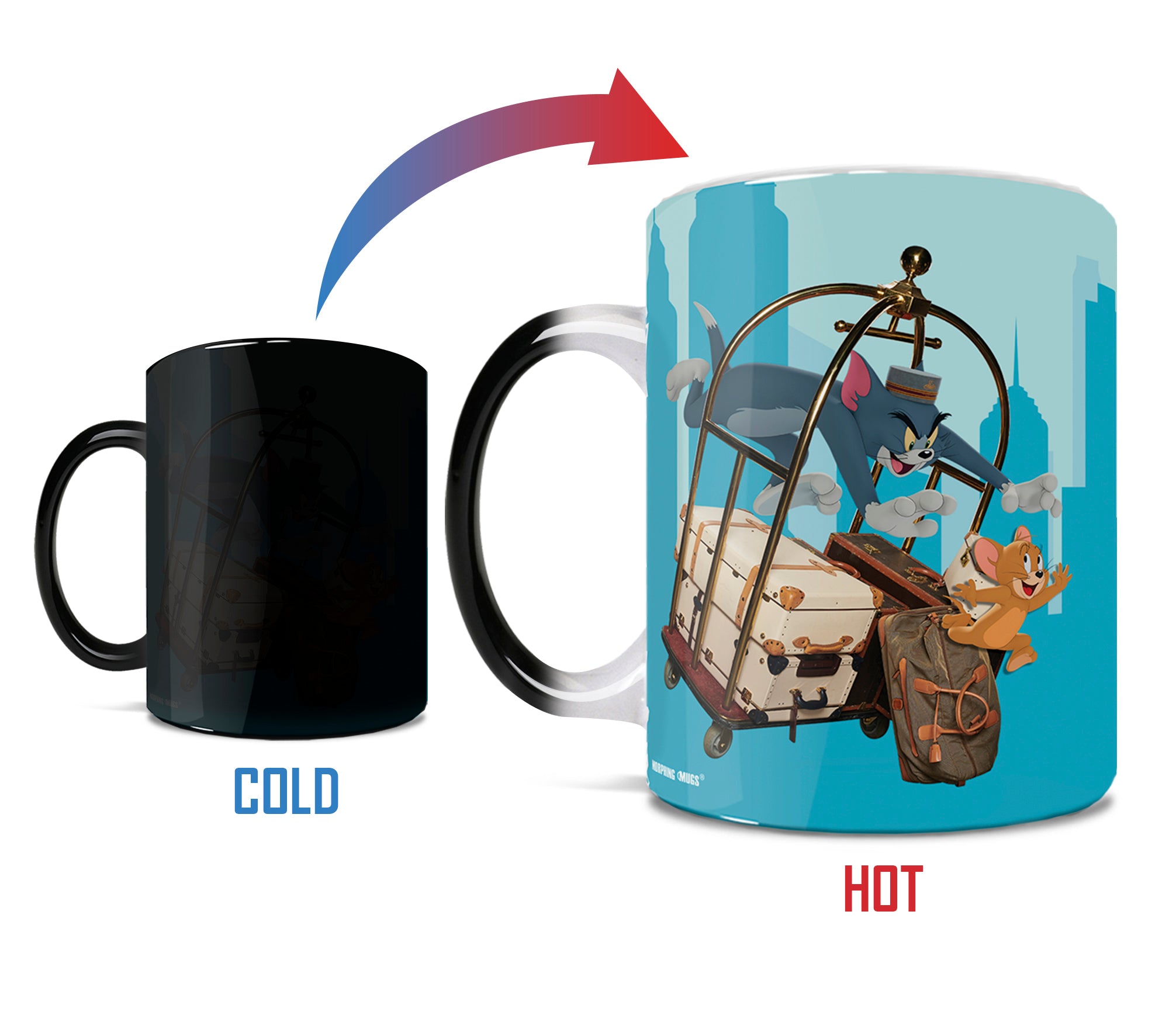 Tom and Jerry (Bellhop) Morphing Mugs®  Heat-Sensitive Mug MMUG1237