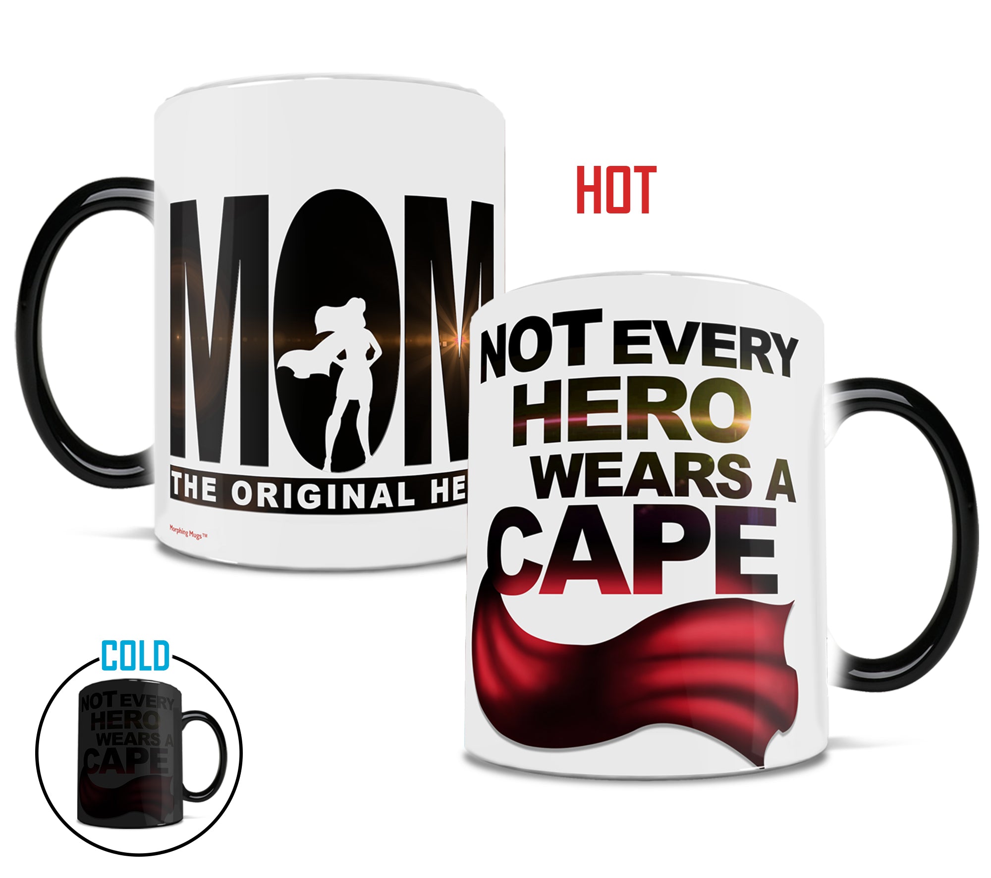 Parent Collection (Mom The Original Hero) Morphing Mugs® Heat-Sensitive Mug MMUG123