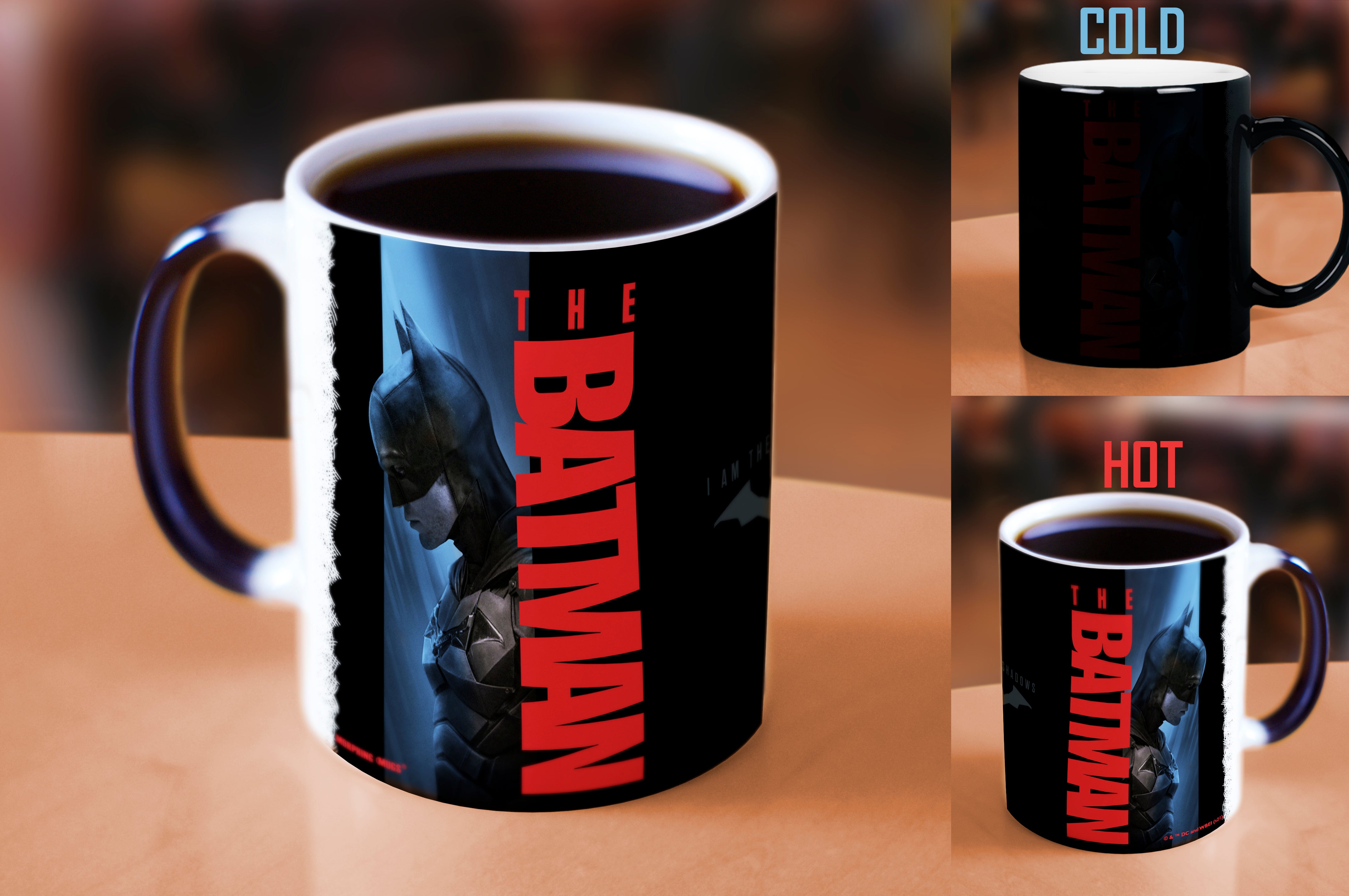 The Batman (Batman Profile) Morphing Mugs®  Heat-Sensitive Mug MMUG1257