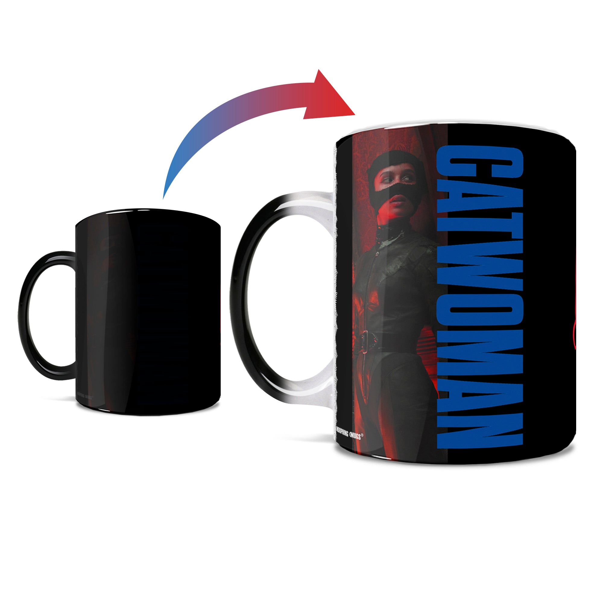 The Batman (Catwoman Profile) Morphing Mugs®  Heat-Sensitive Mug MMUG1258