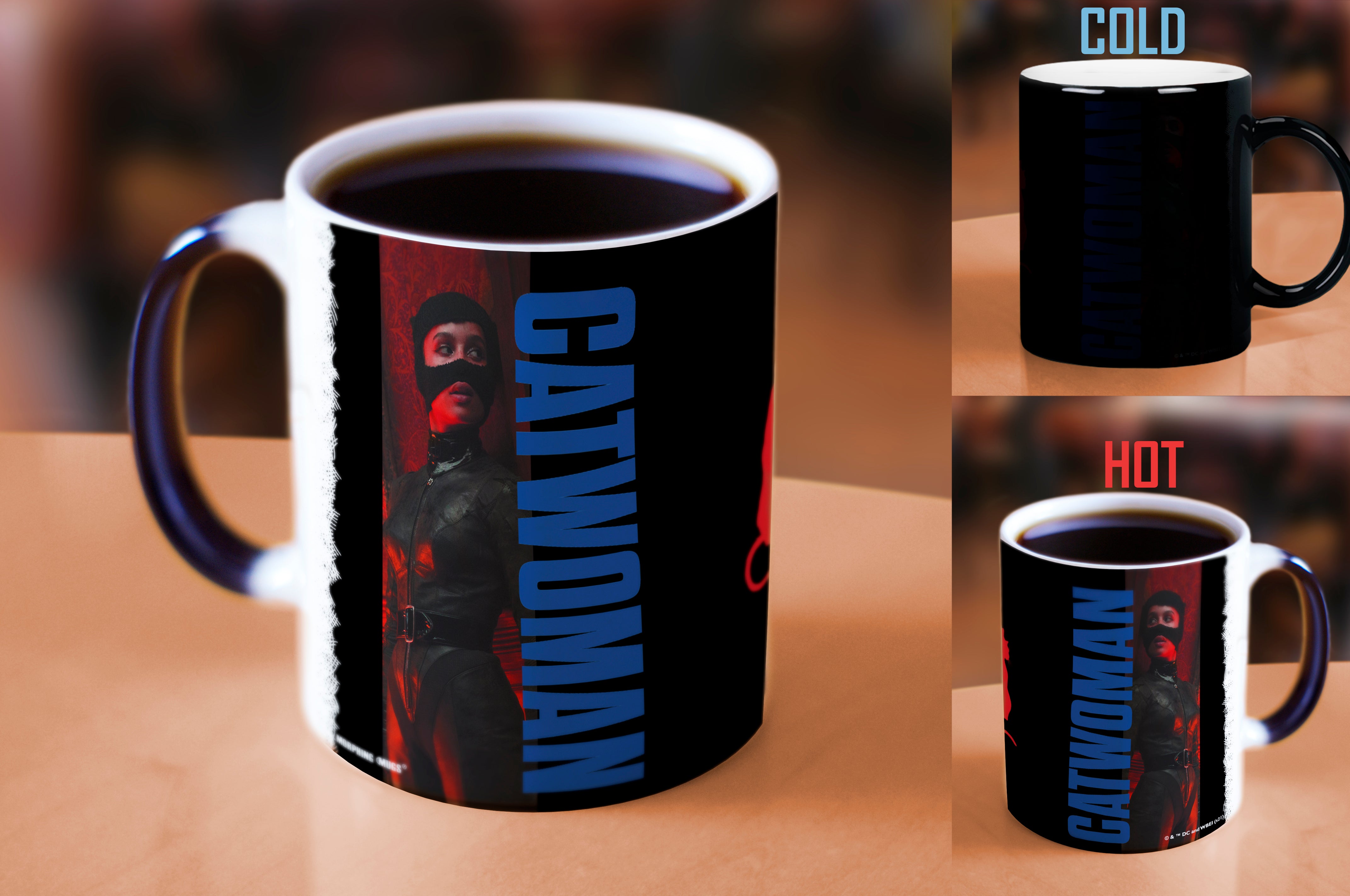 The Batman (Catwoman Profile) Morphing Mugs®  Heat-Sensitive Mug MMUG1258