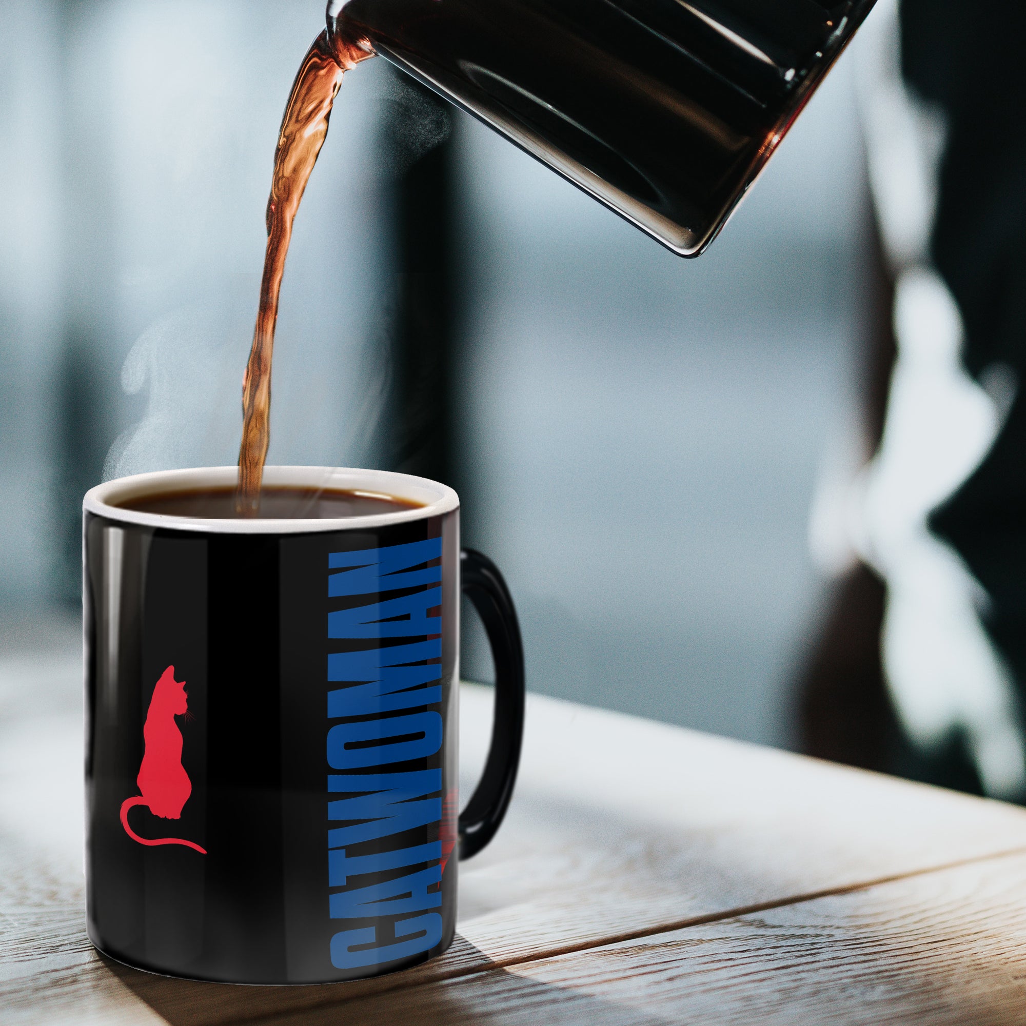 The Batman (Catwoman Profile) Morphing Mugs®  Heat-Sensitive Mug MMUG1258