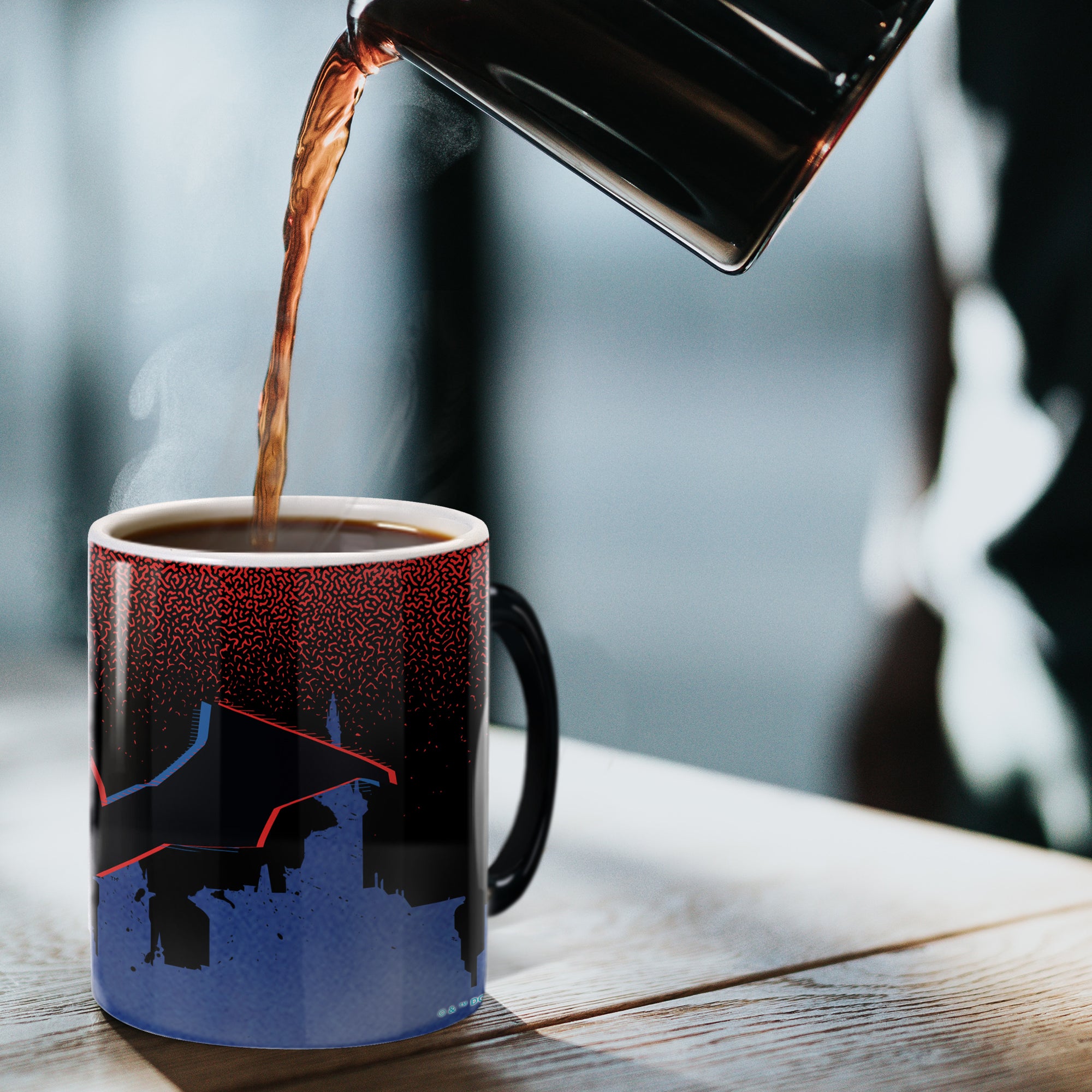 The Batman (3D Glitch) Morphing Mugs®  Heat-Sensitive Mug MMUG1259