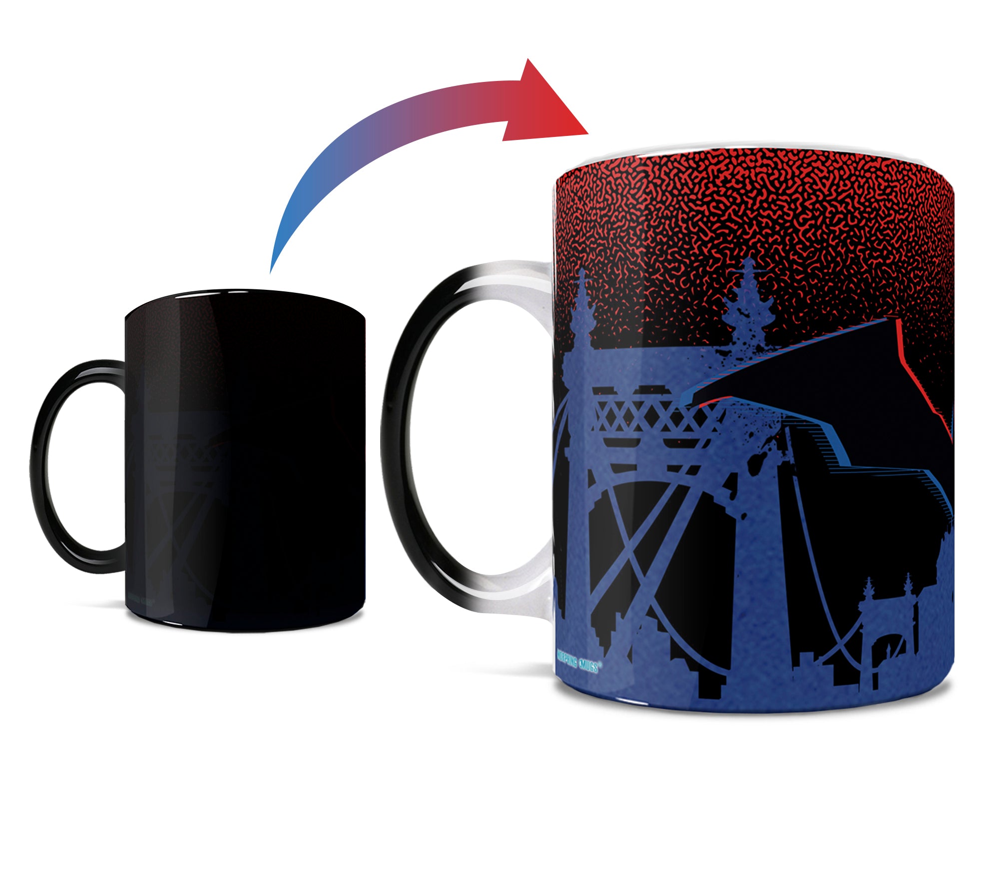 The Batman (3D Glitch) Morphing Mugs®  Heat-Sensitive Mug MMUG1259