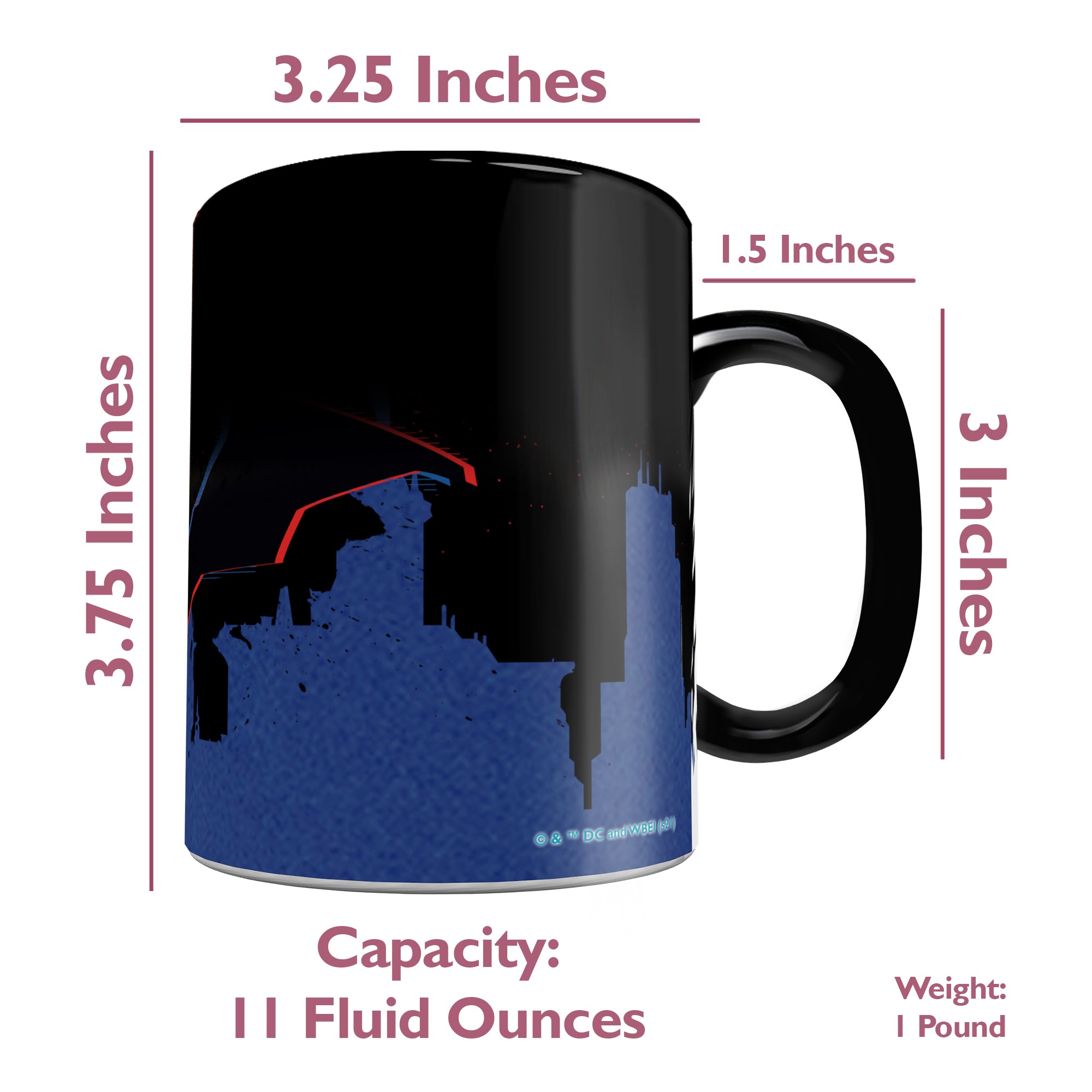 The Batman (3D Glitch) Morphing Mugs®  Heat-Sensitive Mug MMUG1259