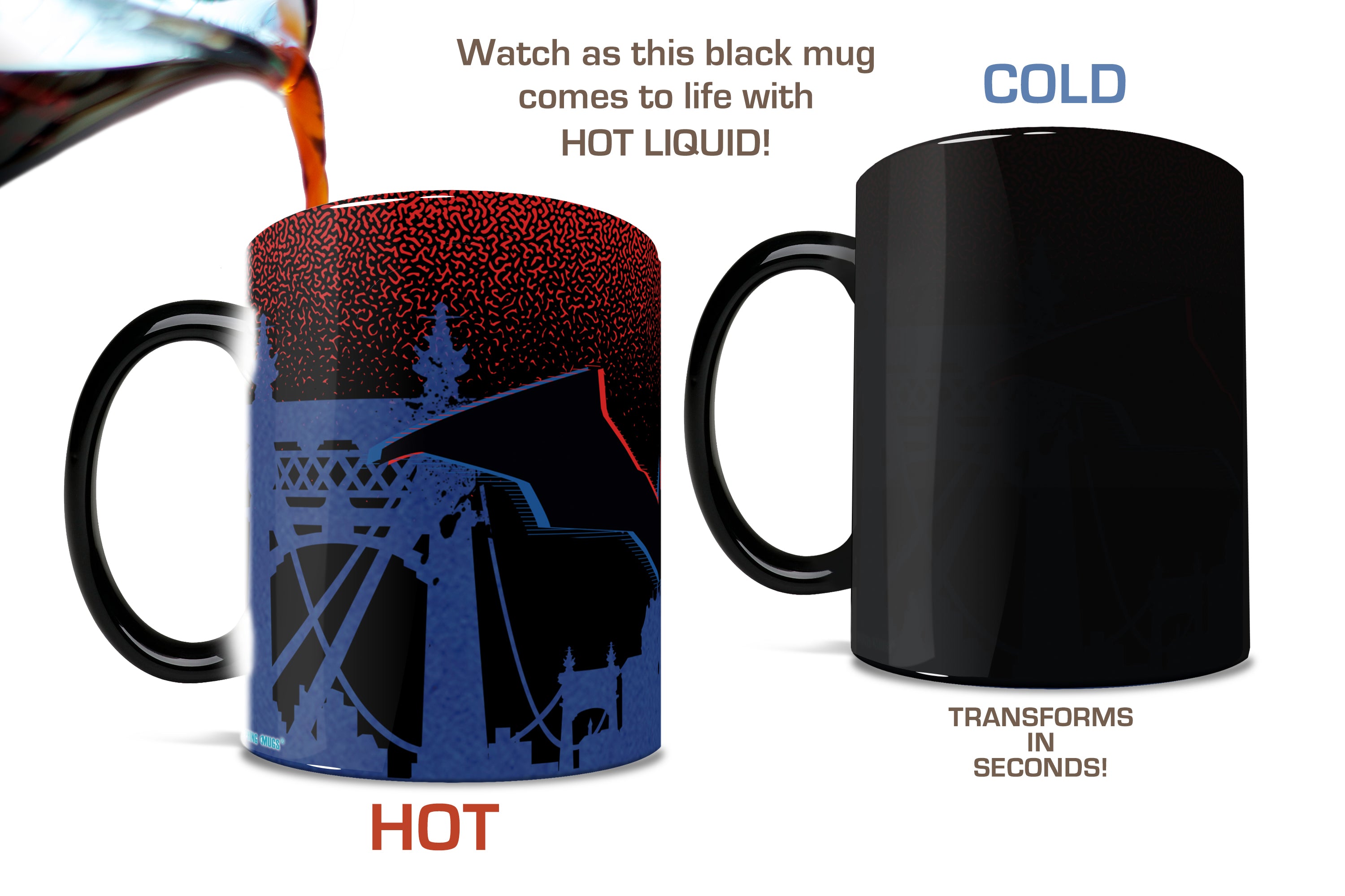 The Batman (3D Glitch) Morphing Mugs®  Heat-Sensitive Mug MMUG1259