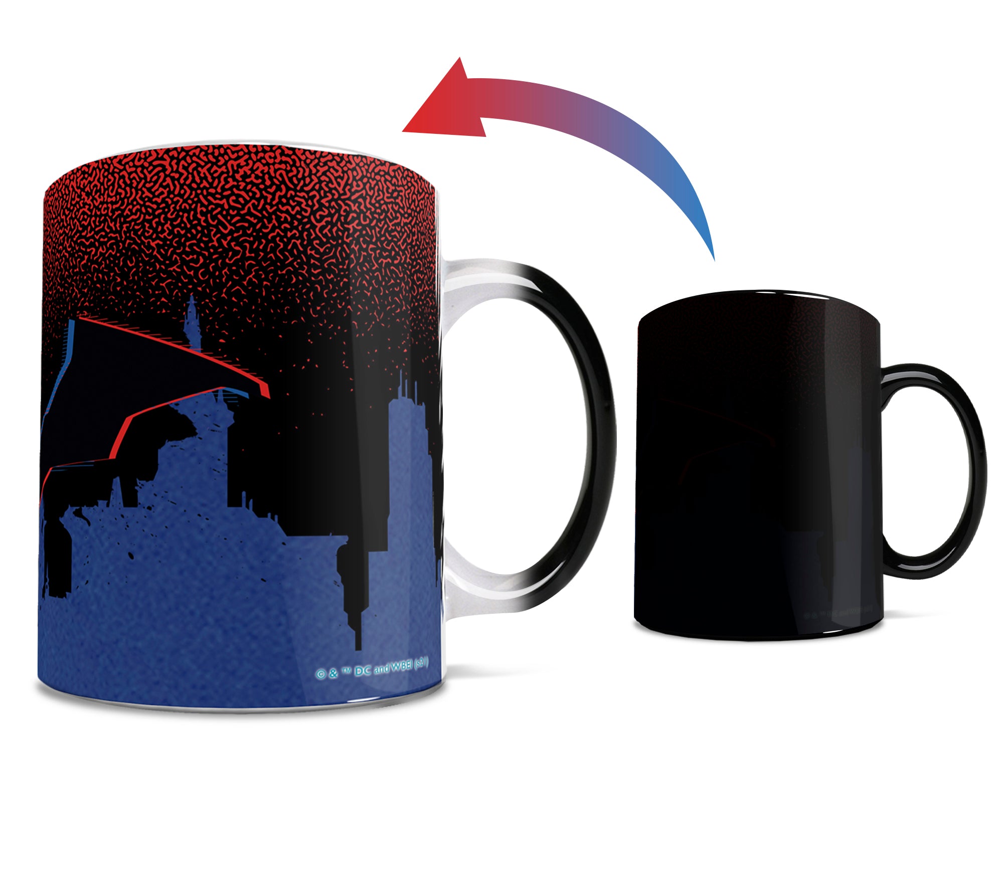 The Batman (3D Glitch) Morphing Mugs®  Heat-Sensitive Mug MMUG1259