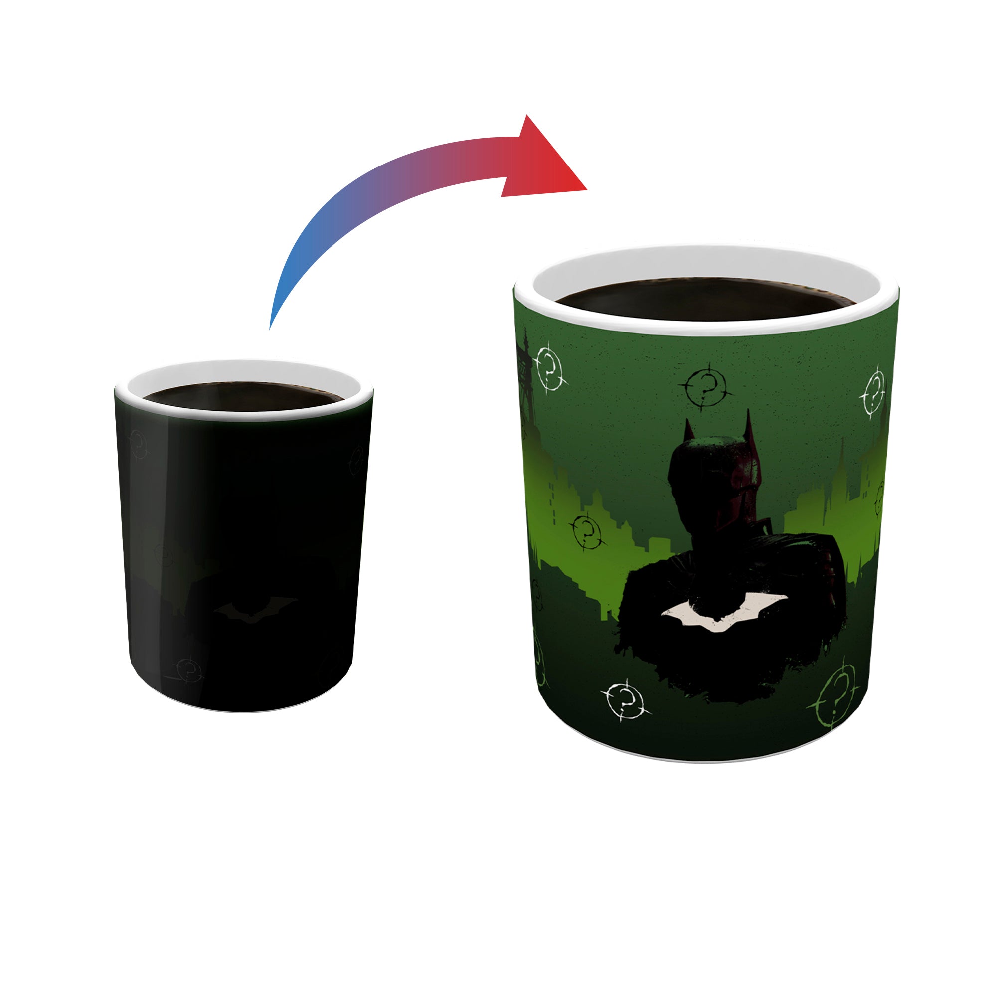 The Batman (Batman Riddles) Morphing Mugs®  Heat-Sensitive Mug) MMUG1260