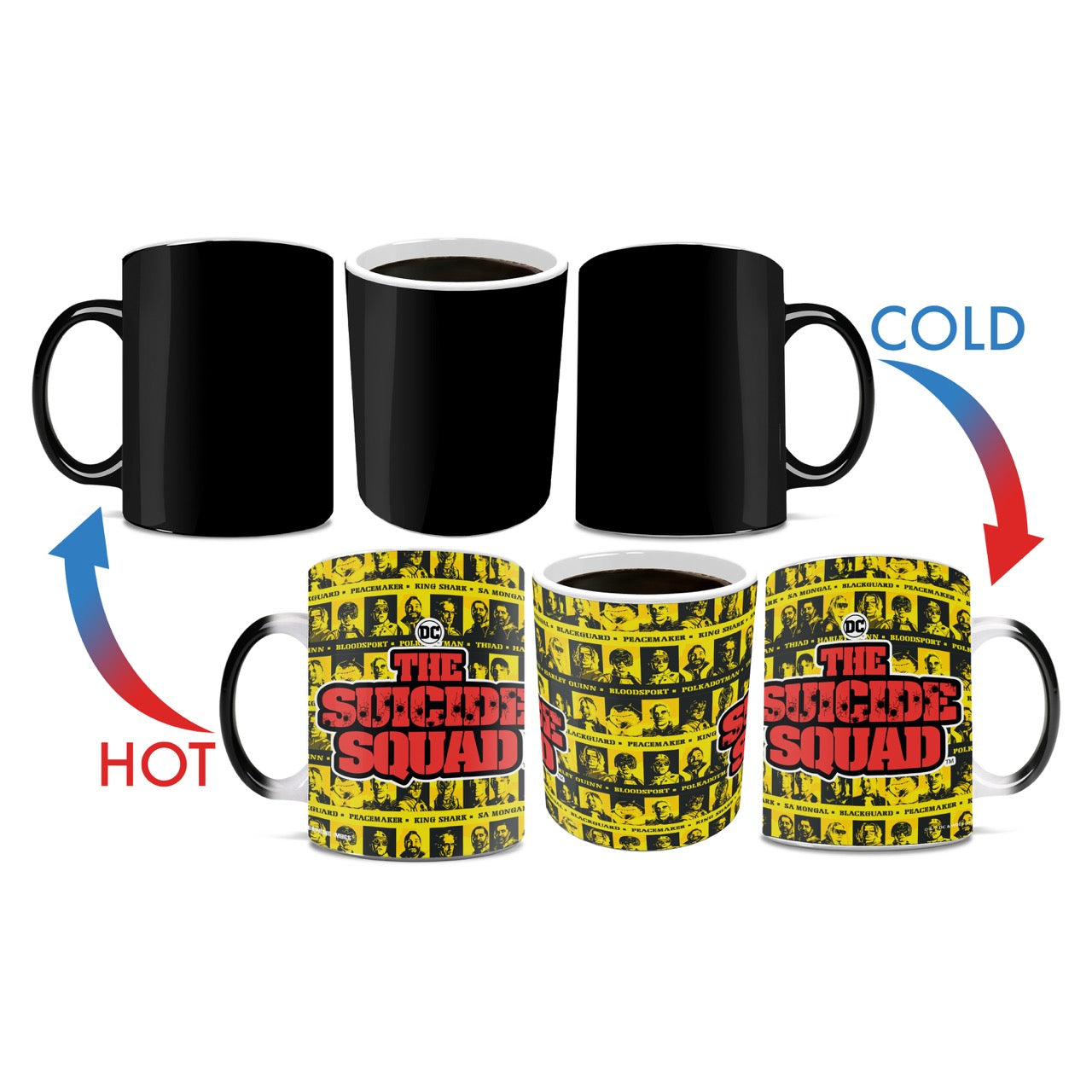 The Suicide Squad (Logo) Morphing Mugs®  Heat-Sensitive Mug MMUG1264