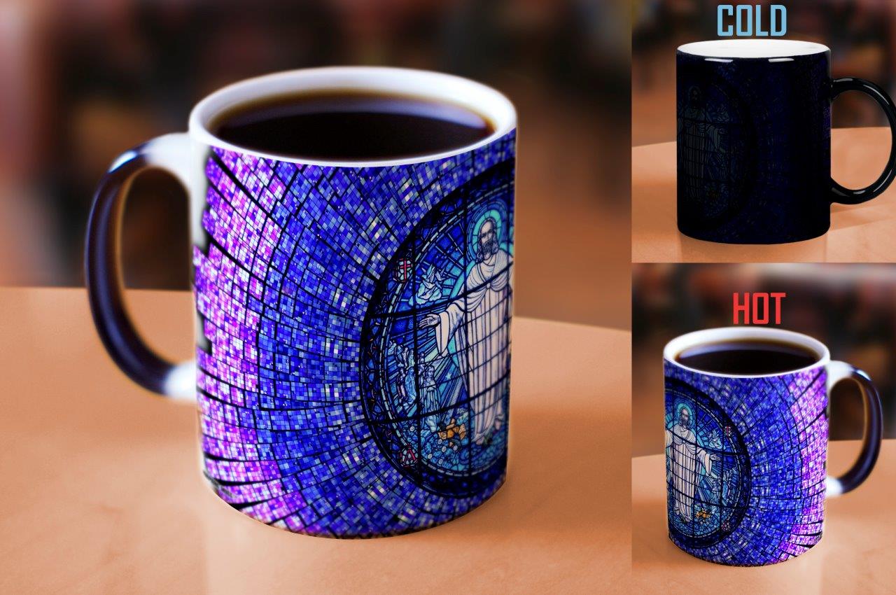 Trend Setters Original (Stained Glass Jesus) Morphing Mugs®  Heat-Sensitive Mug MMUG1282