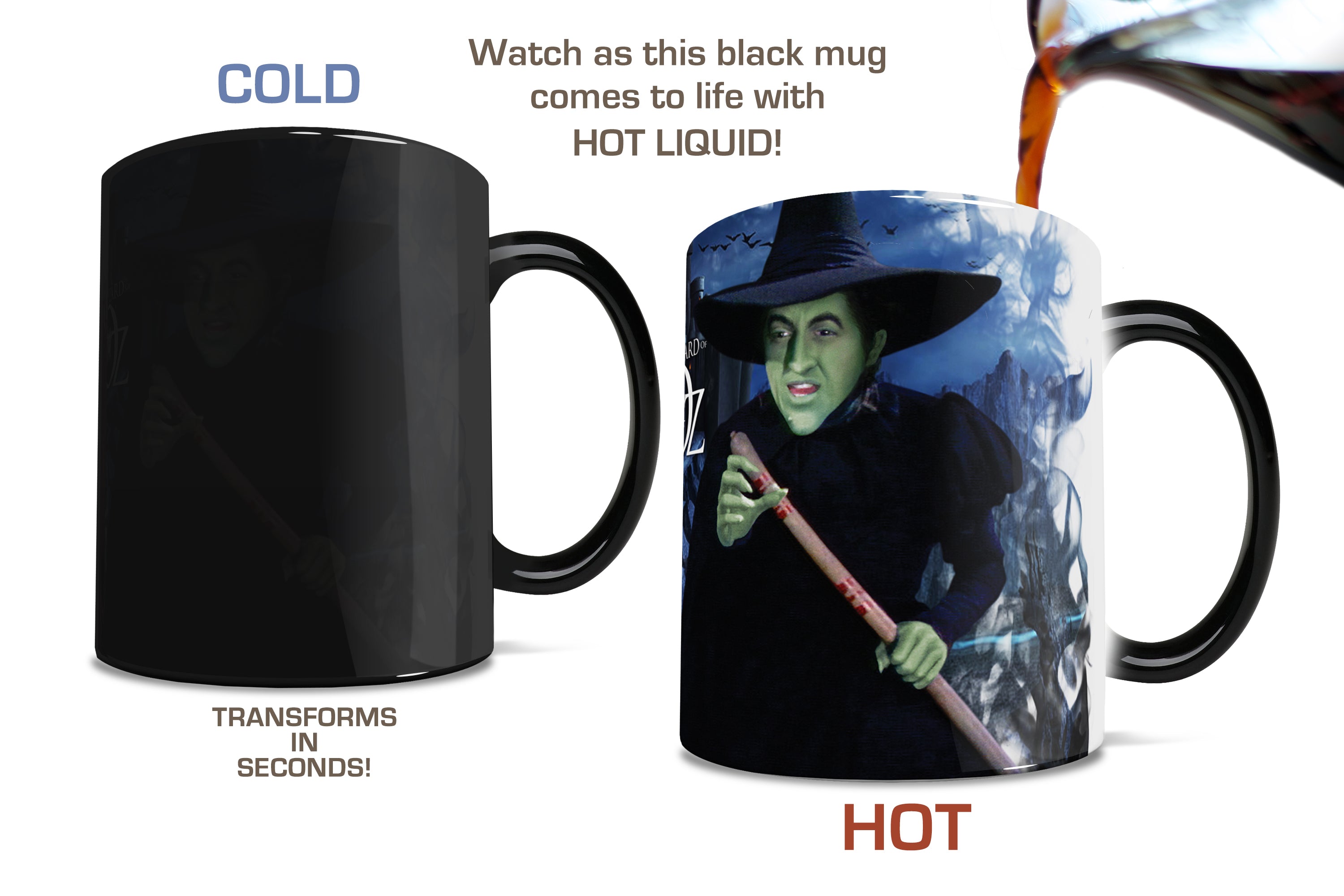 The Wizard of Oz (Wicked Witch) Morphing Mugs® Heat-Sensitive Mug MMUG129
