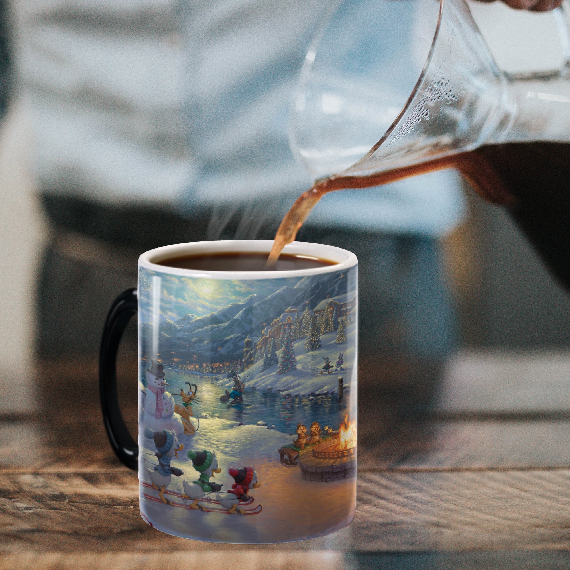 Disney (Mickey and Minnie Mouse - Christmas Lodge) Morphing Mugs®  Heat-Sensitive Mug MMUG1305