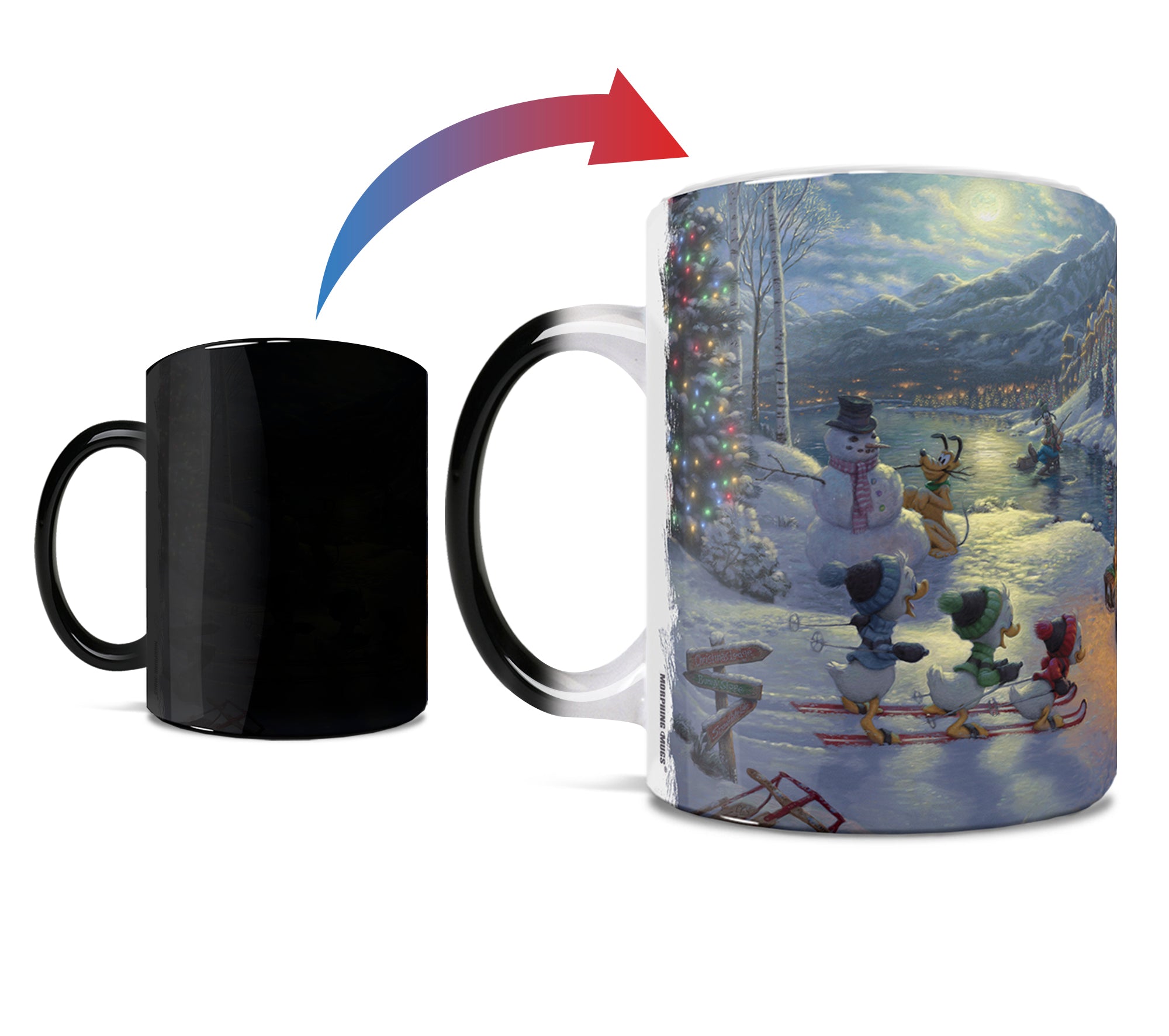 Disney (Mickey and Minnie Mouse - Christmas Lodge) Morphing Mugs®  Heat-Sensitive Mug MMUG1305