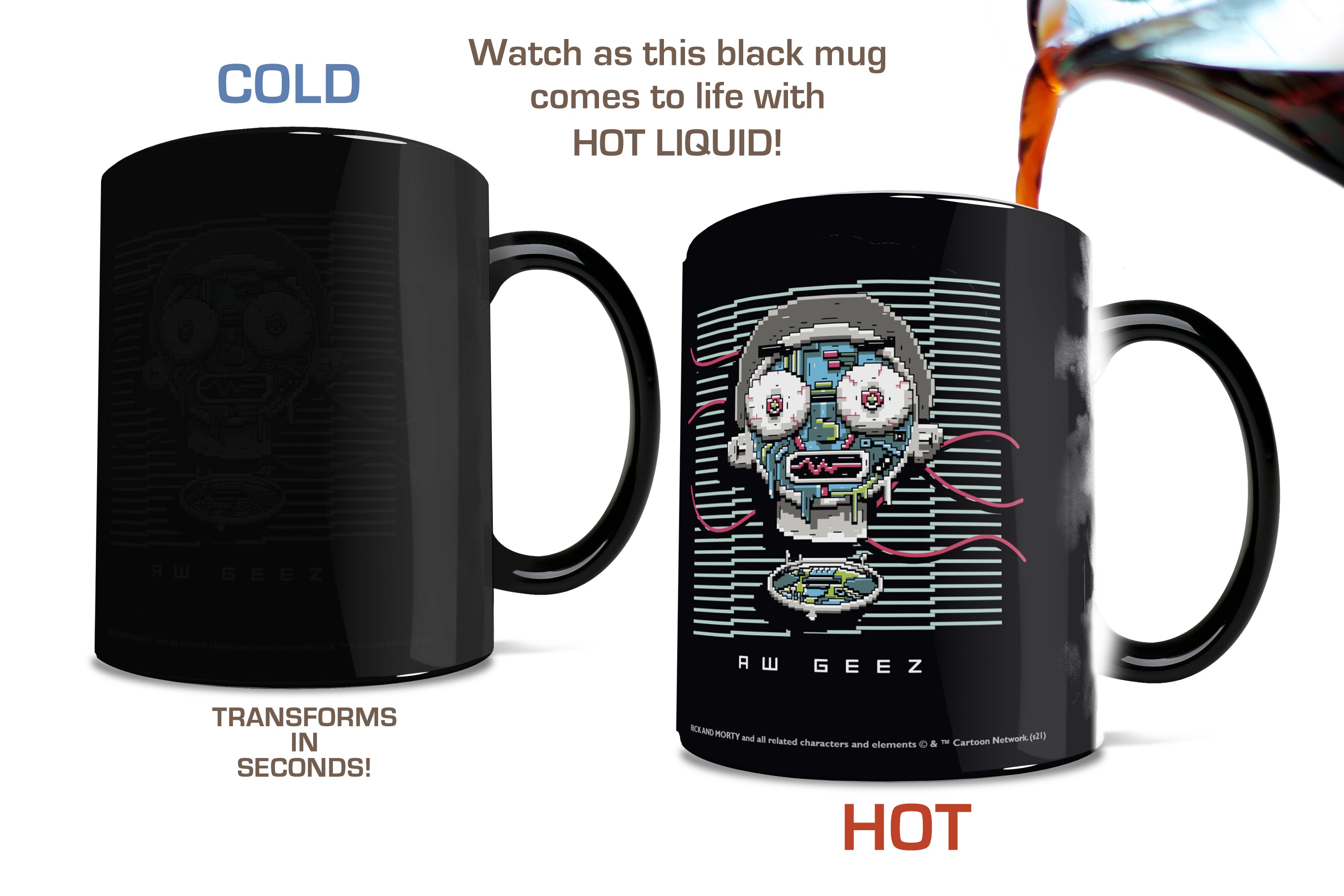 Rick and Morty (I Do Science) Morphing Mugs®  Heat-Sensitive Mug MMUG1325