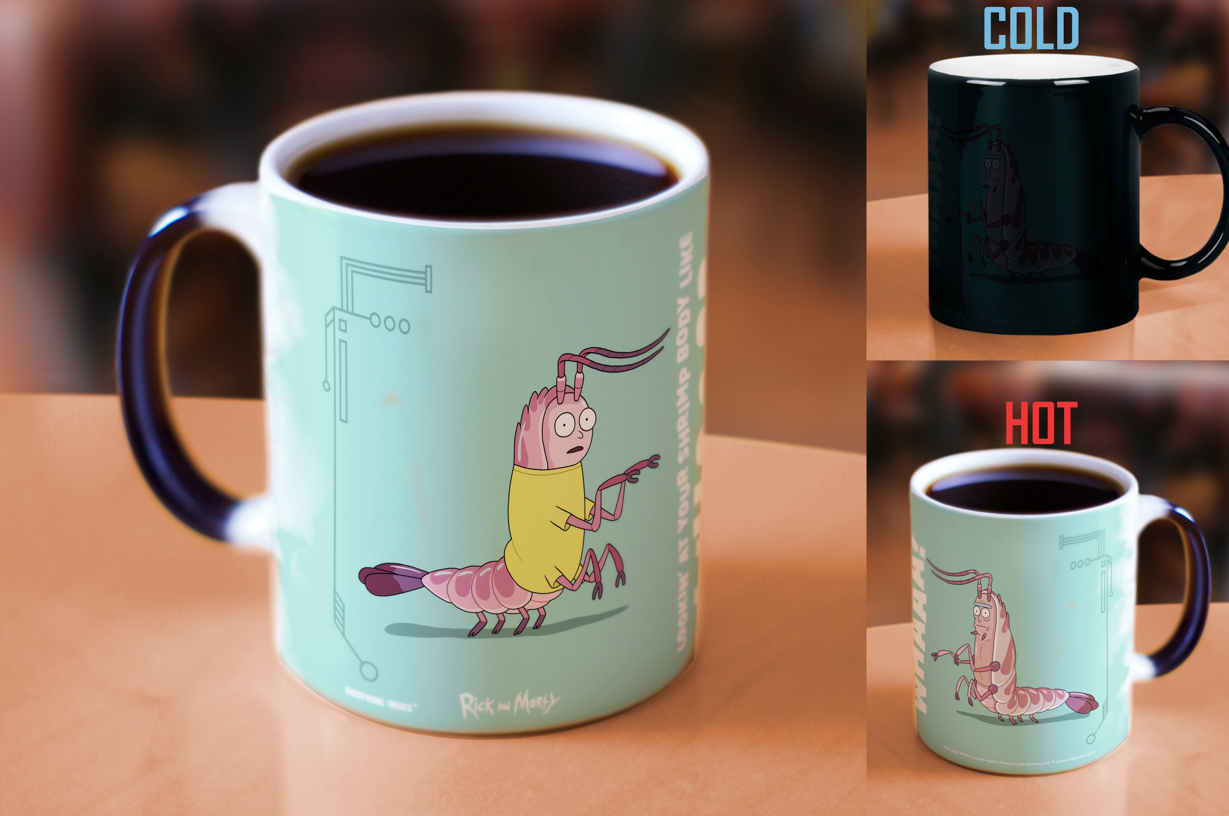 Rick and Morty (Shrimp) Morphing Mugs®  Heat-Sensitive Mug MMUG1326