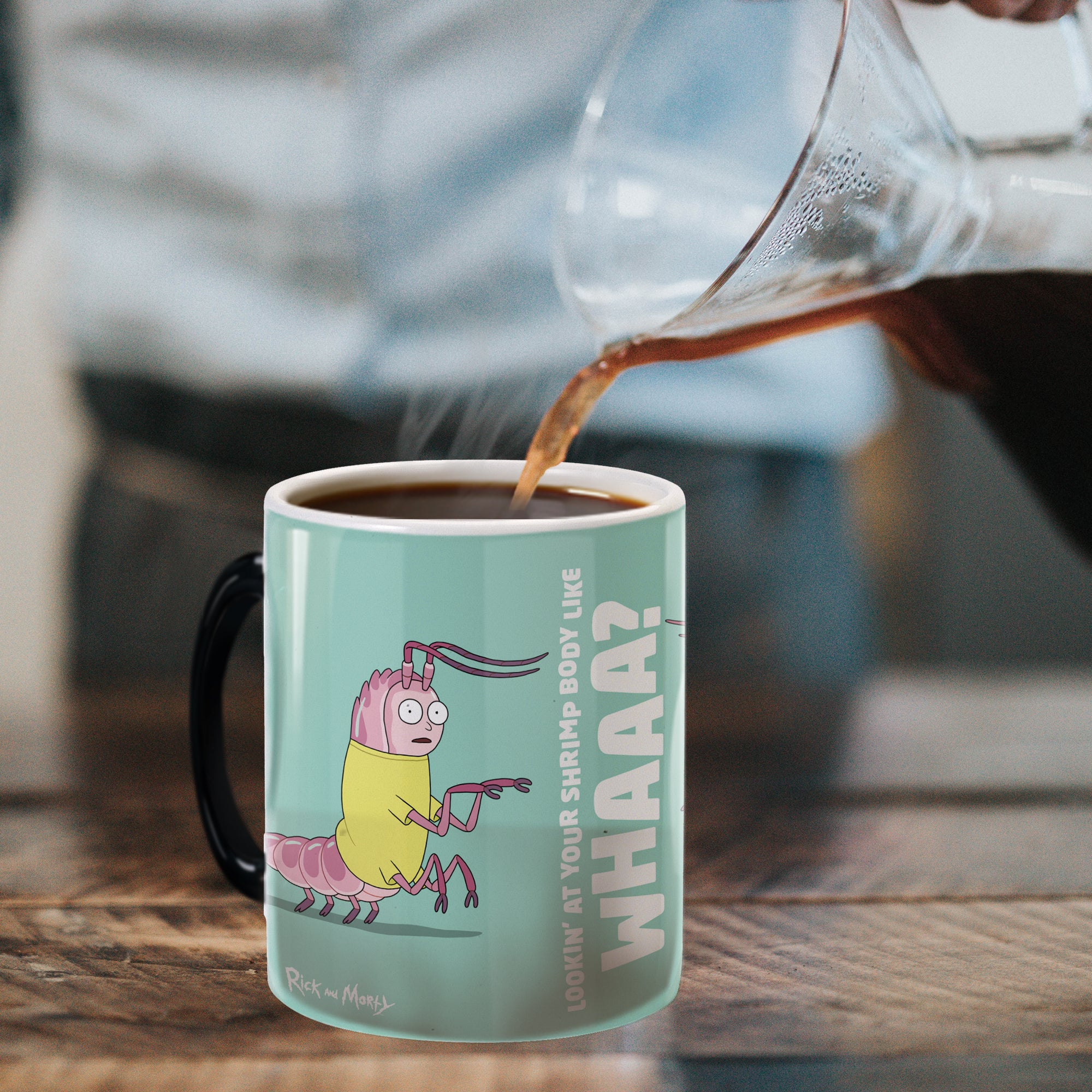 Rick and Morty (Shrimp) Morphing Mugs®  Heat-Sensitive Mug MMUG1326
