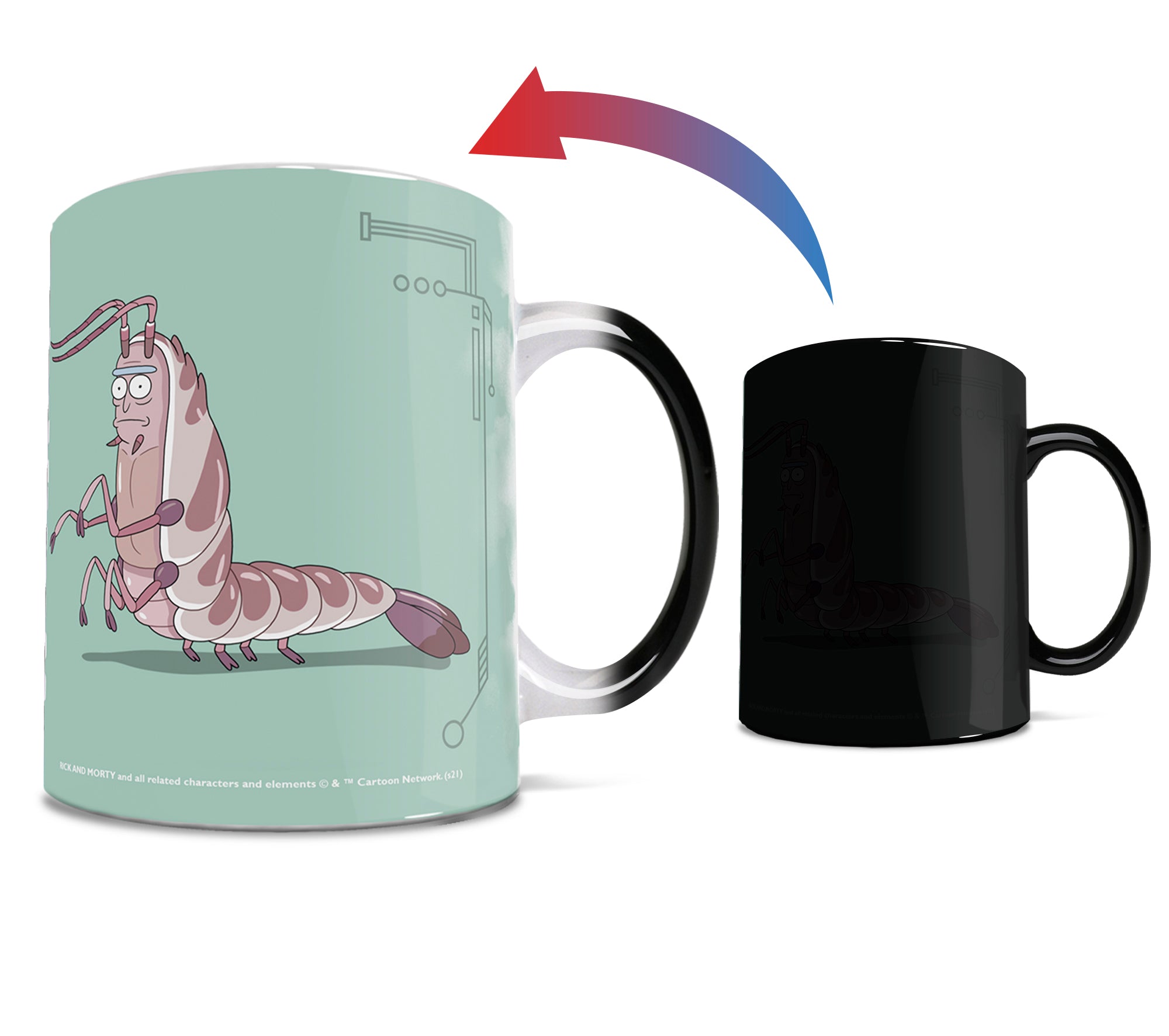 Rick and Morty (Shrimp) Morphing Mugs®  Heat-Sensitive Mug MMUG1326