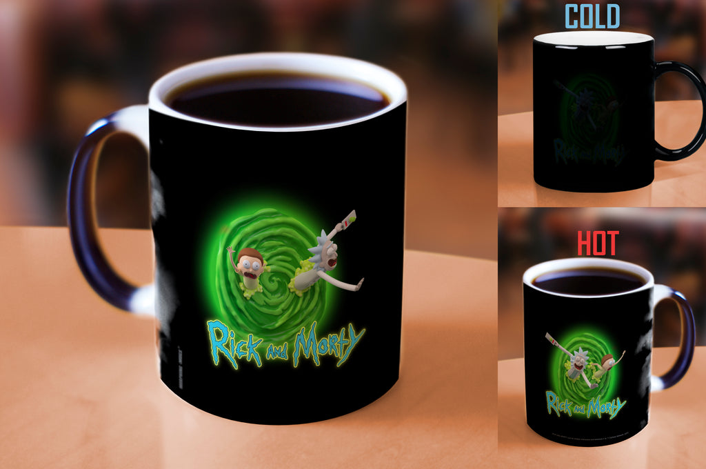 Rick and Morty (3D Portal) Morphing Mugs®  Heat-Sensitive Mug MMUG1327