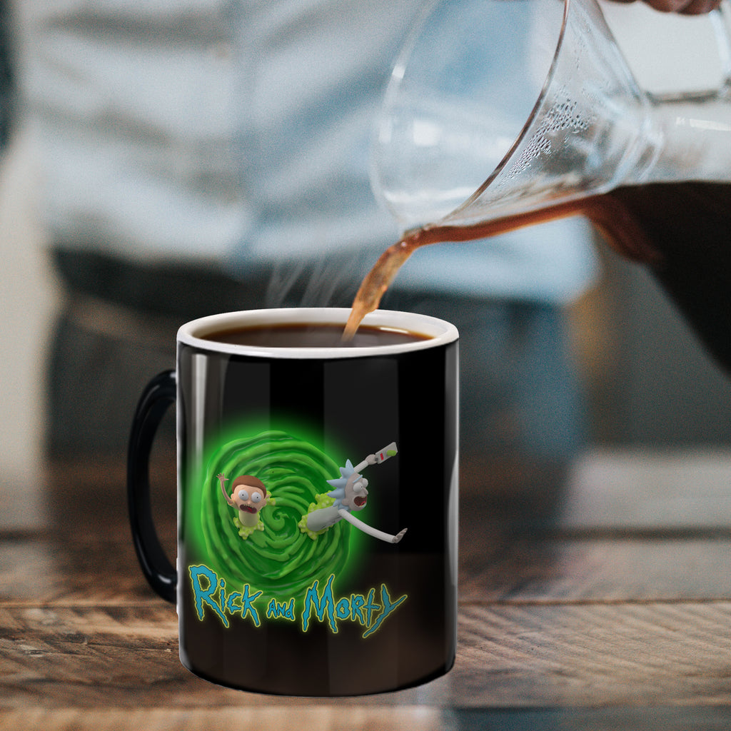 Rick and Morty (3D Portal) Morphing Mugs®  Heat-Sensitive Mug MMUG1327