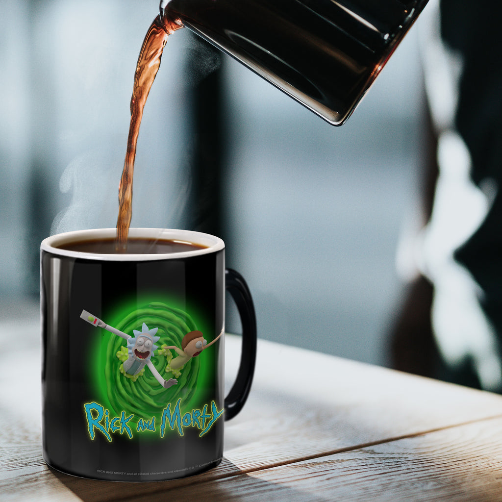 Rick and Morty (3D Portal) Morphing Mugs®  Heat-Sensitive Mug MMUG1327