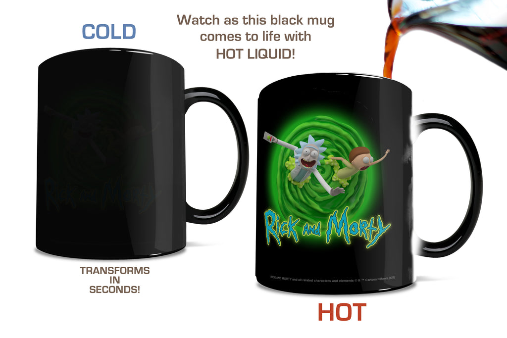 Rick and Morty (3D Portal) Morphing Mugs®  Heat-Sensitive Mug MMUG1327