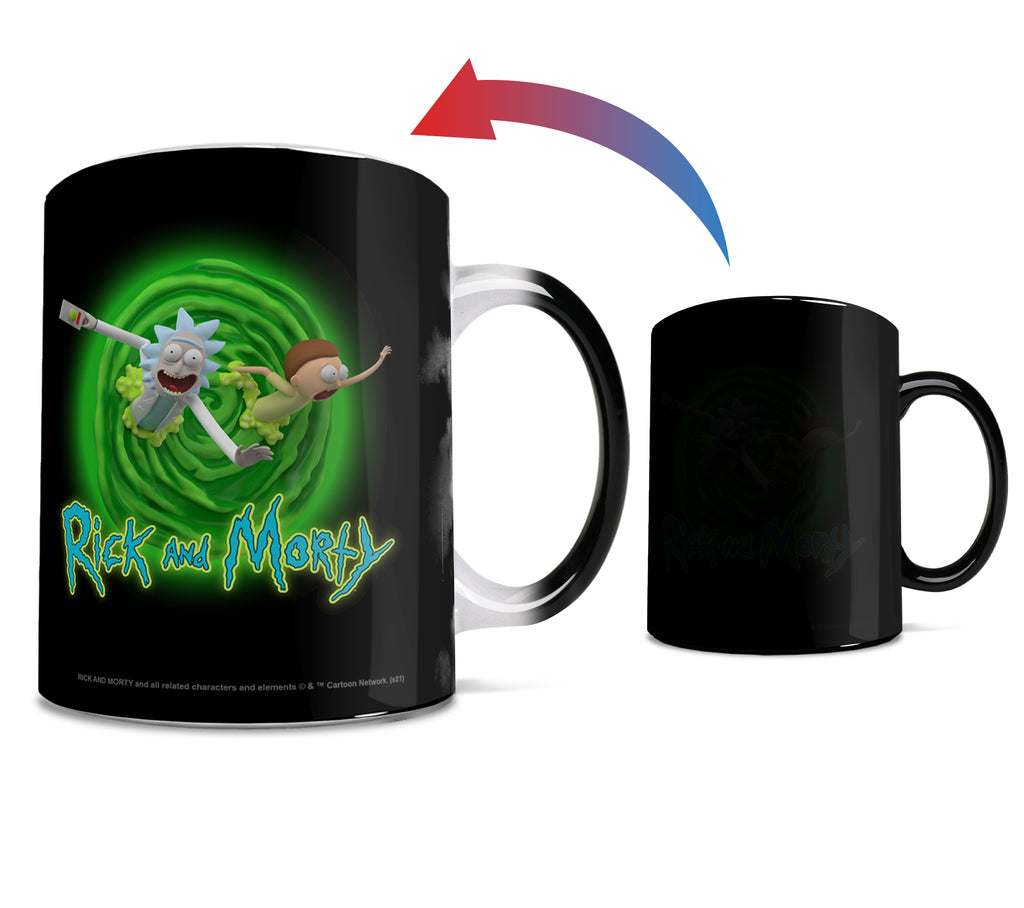 Rick and Morty (3D Portal) Morphing Mugs®  Heat-Sensitive Mug MMUG1327