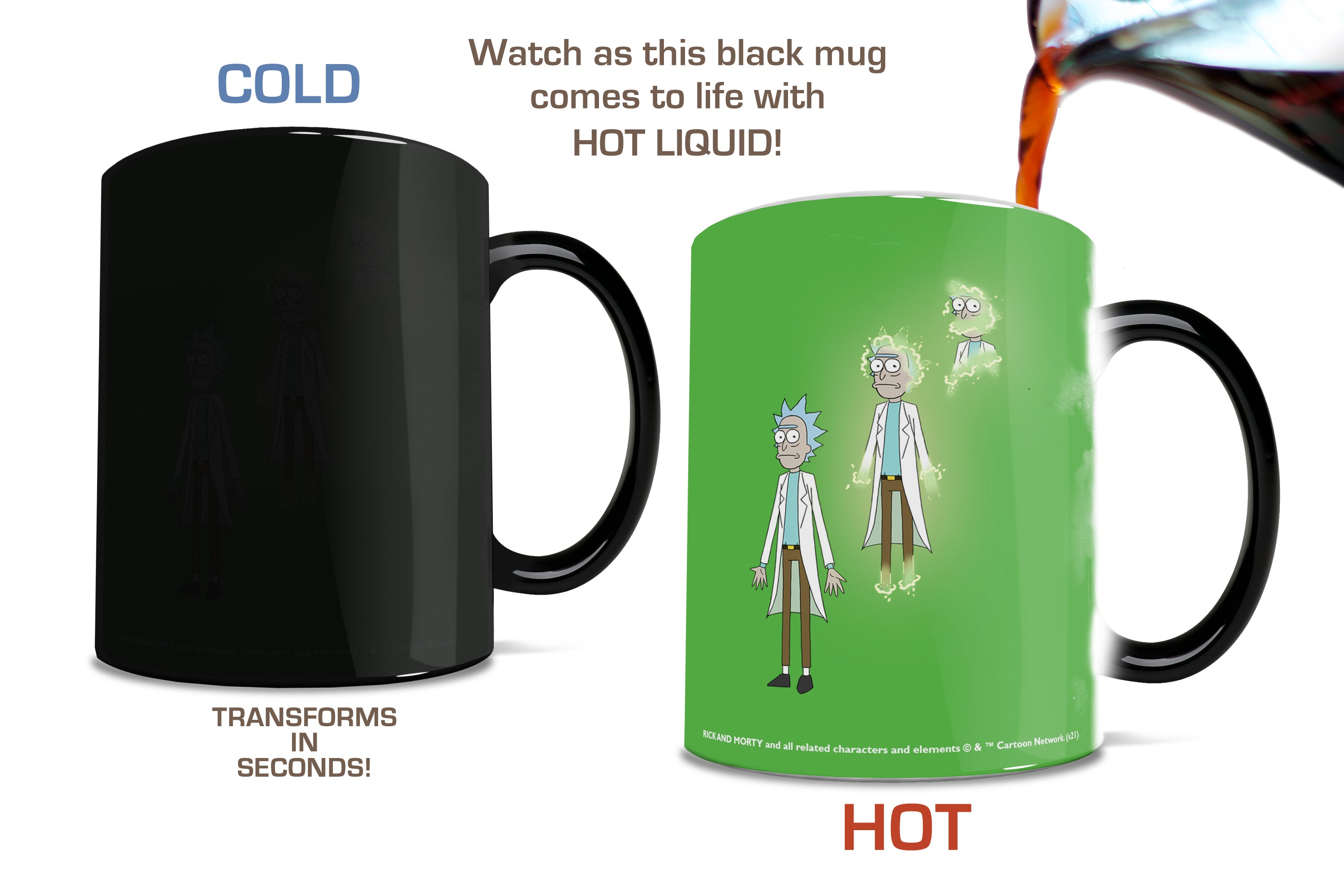 Rick and Morty (Rick) Morphing Mugs®  Heat-Sensitive Mug MMUG1329