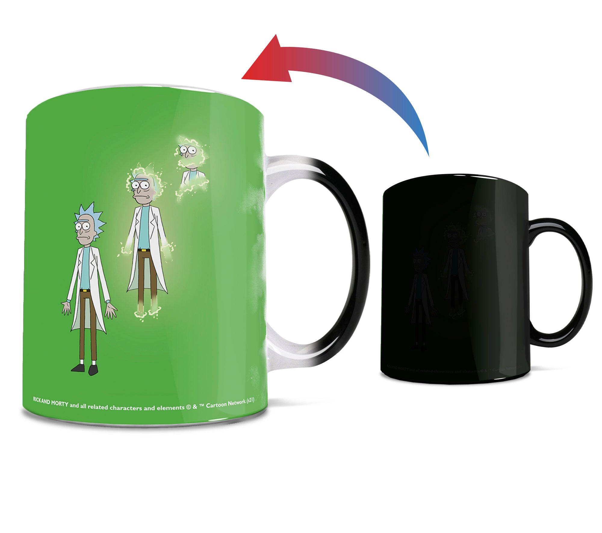 Rick and Morty (Rick) Morphing Mugs®  Heat-Sensitive Mug MMUG1329