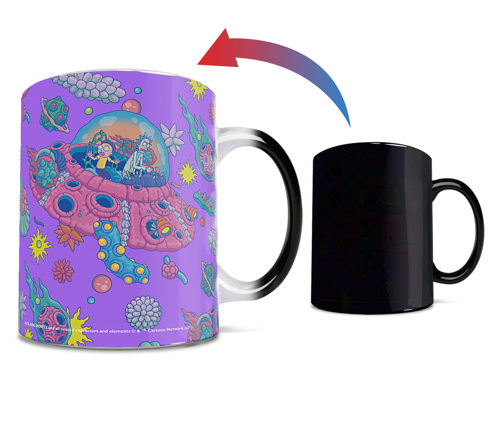Rick and Morty (Purple Space) Morphing Mugs®  Heat-Sensitive Mug MMUG1334