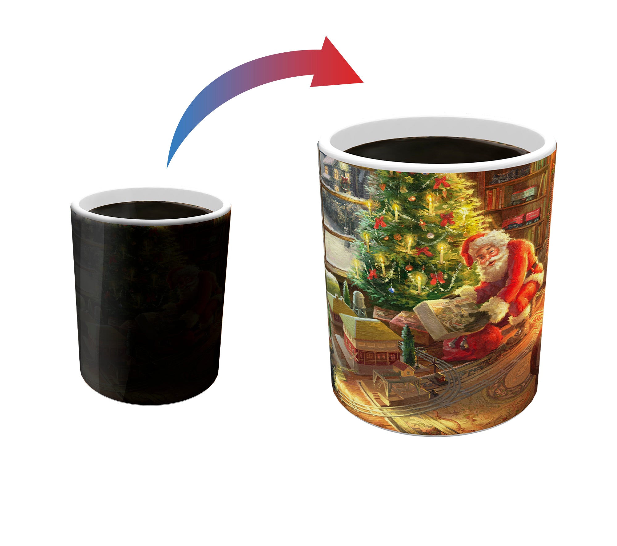 Lionel Train ( Santas Special Delivery - Lionel Train) Morphing Mugs®  Heat-Sensitive Mug MMUG1355