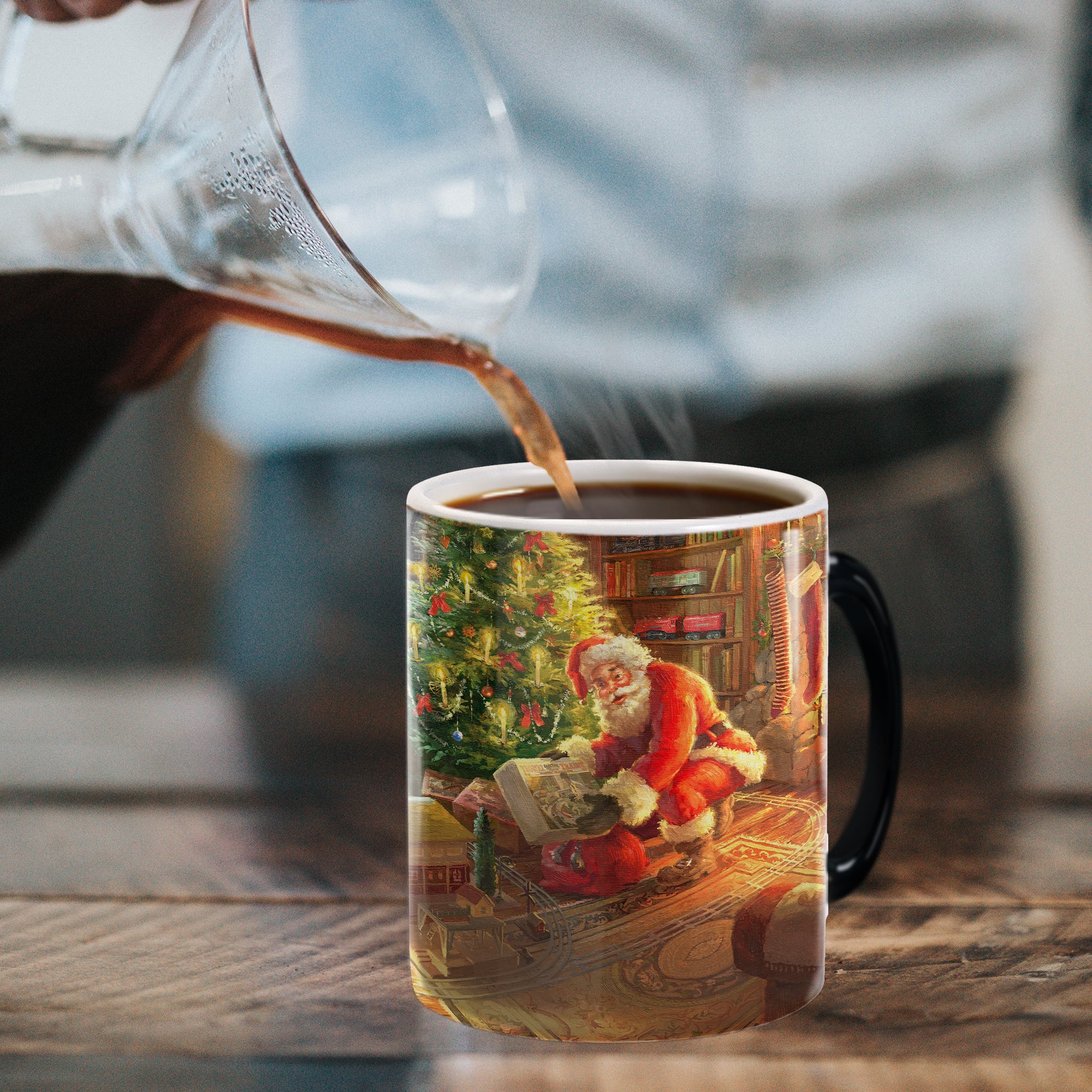 Lionel Train ( Santas Special Delivery - Lionel Train) Morphing Mugs®  Heat-Sensitive Mug MMUG1355