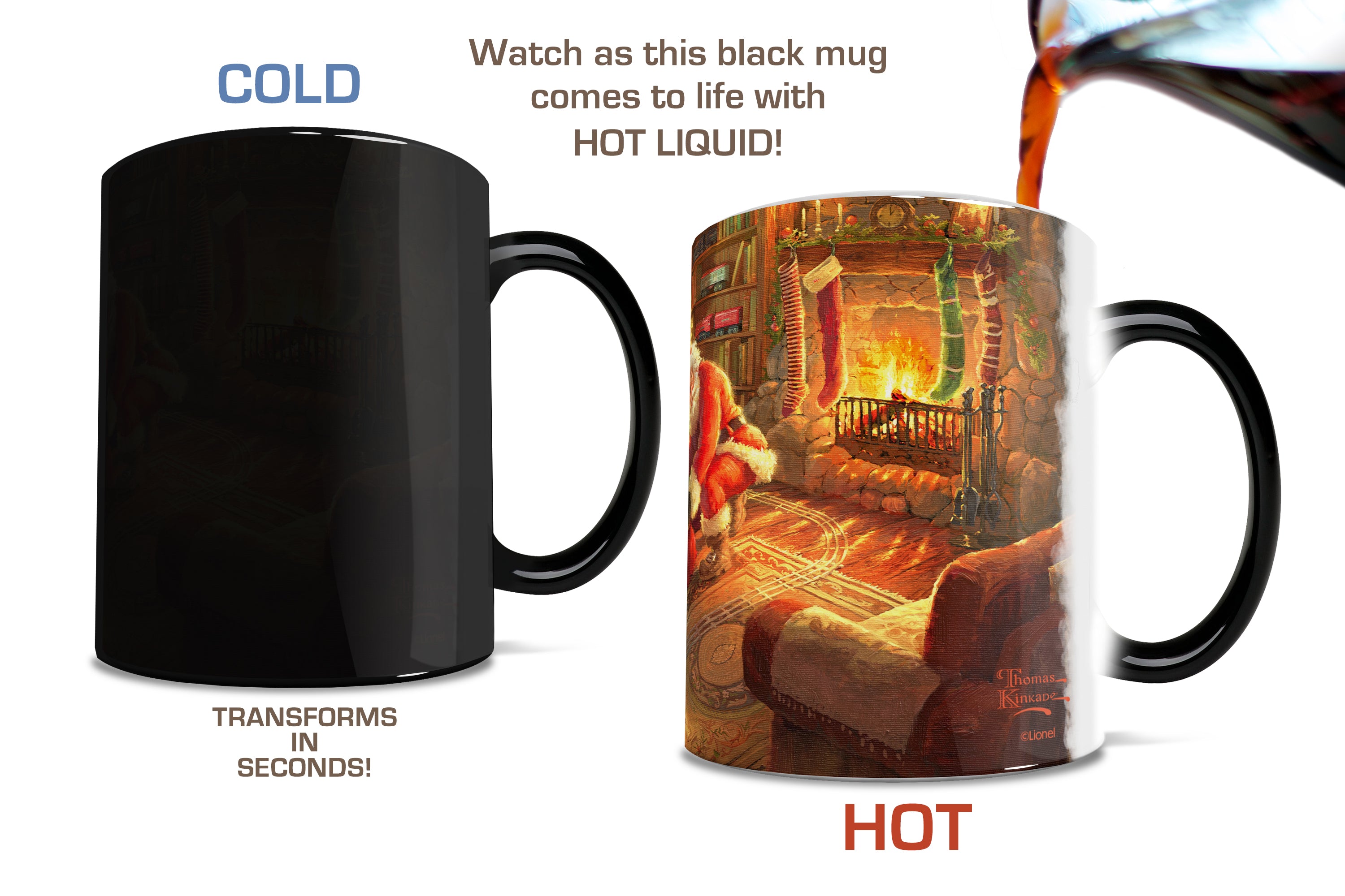 Lionel Train ( Santas Special Delivery - Lionel Train) Morphing Mugs®  Heat-Sensitive Mug MMUG1355