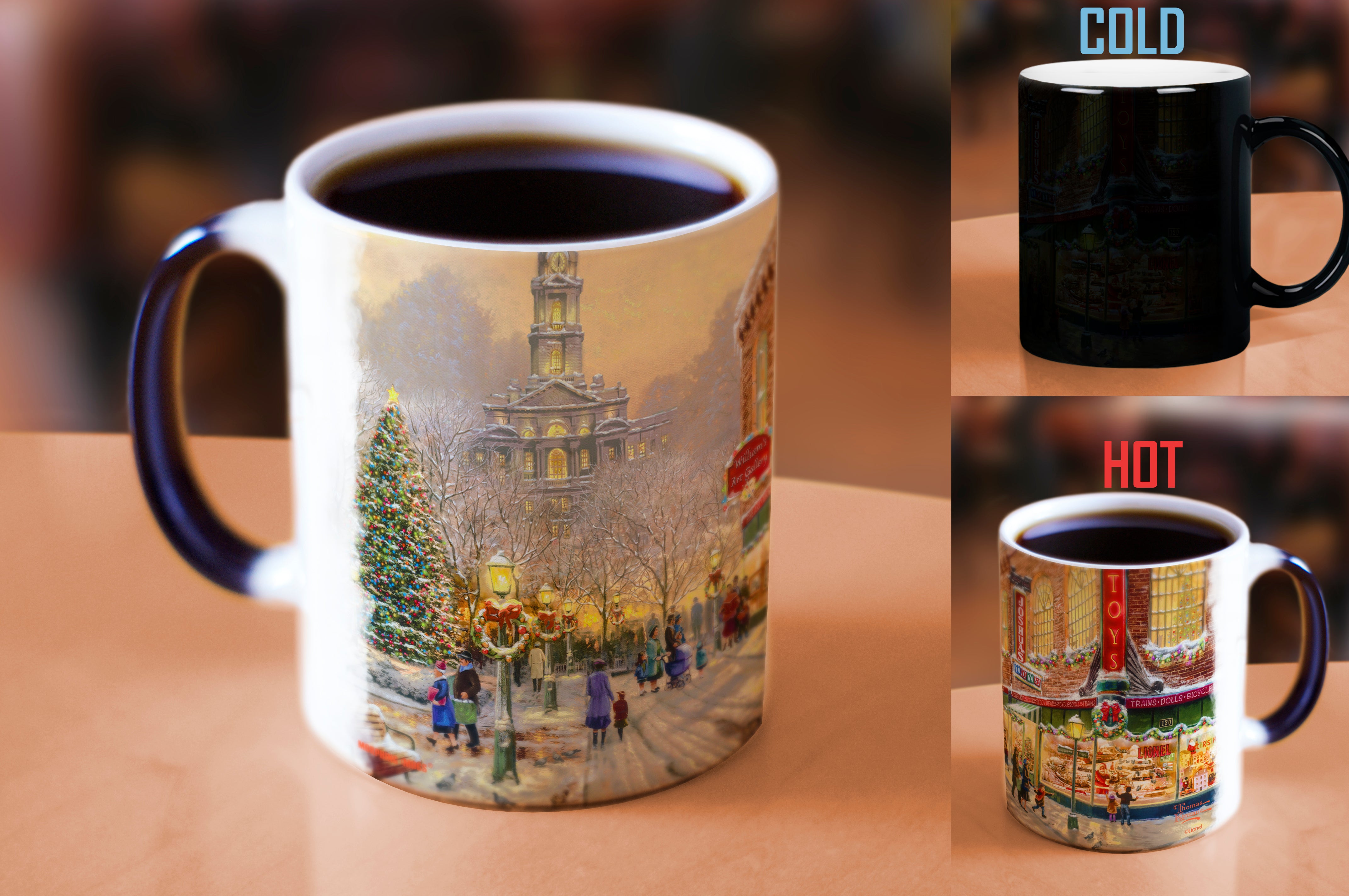 Thomas Kinkade Studios (Lionel Train - A Christmas Wish) Morphing Mugs®  Heat-Sensitive Mug MMUG1357