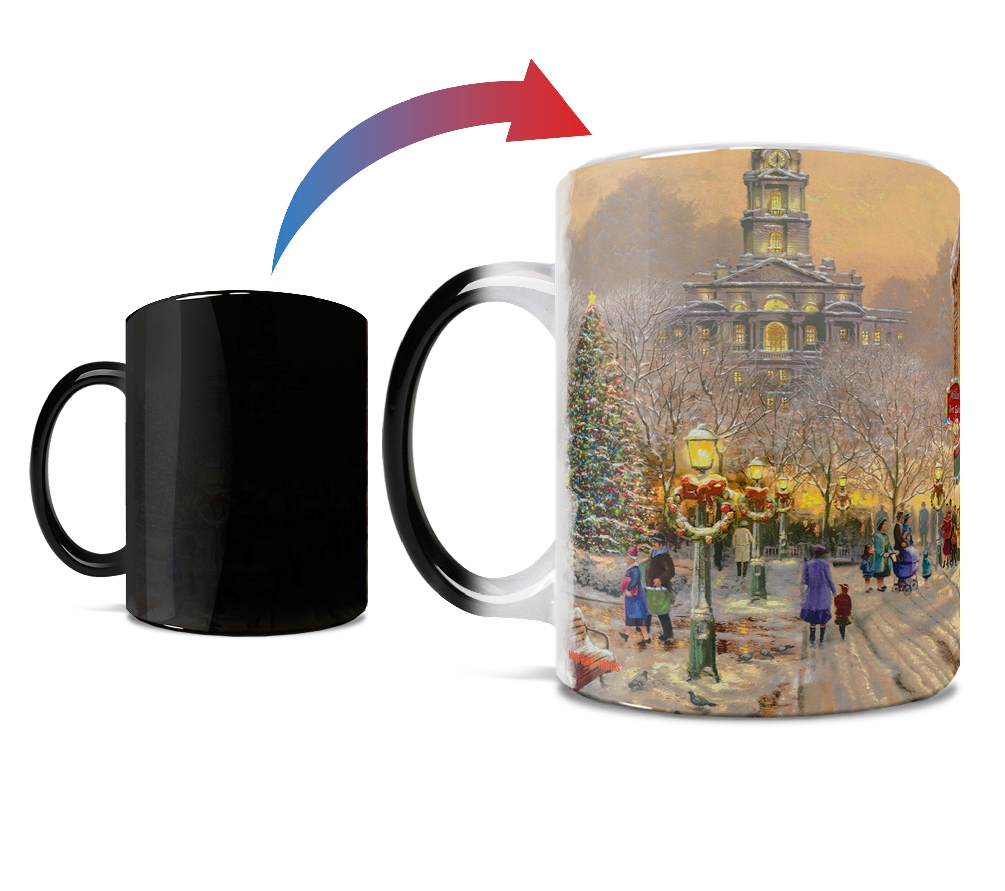 Thomas Kinkade (Lionel Train - A Christmas Wish) Morphing Mugs®  Heat-Sensitive Mug MMUG1357