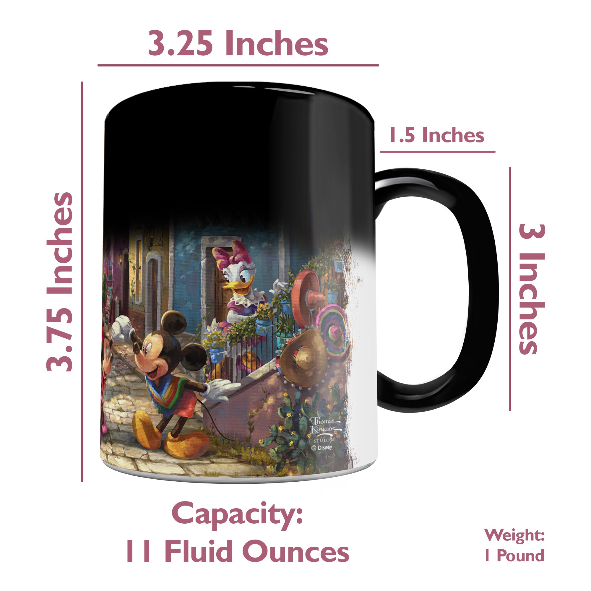 Disney (Mickey and Minnie Mouse - Mexico) Morphing Mugs®  Heat-Sensitive Mug MMUG1361