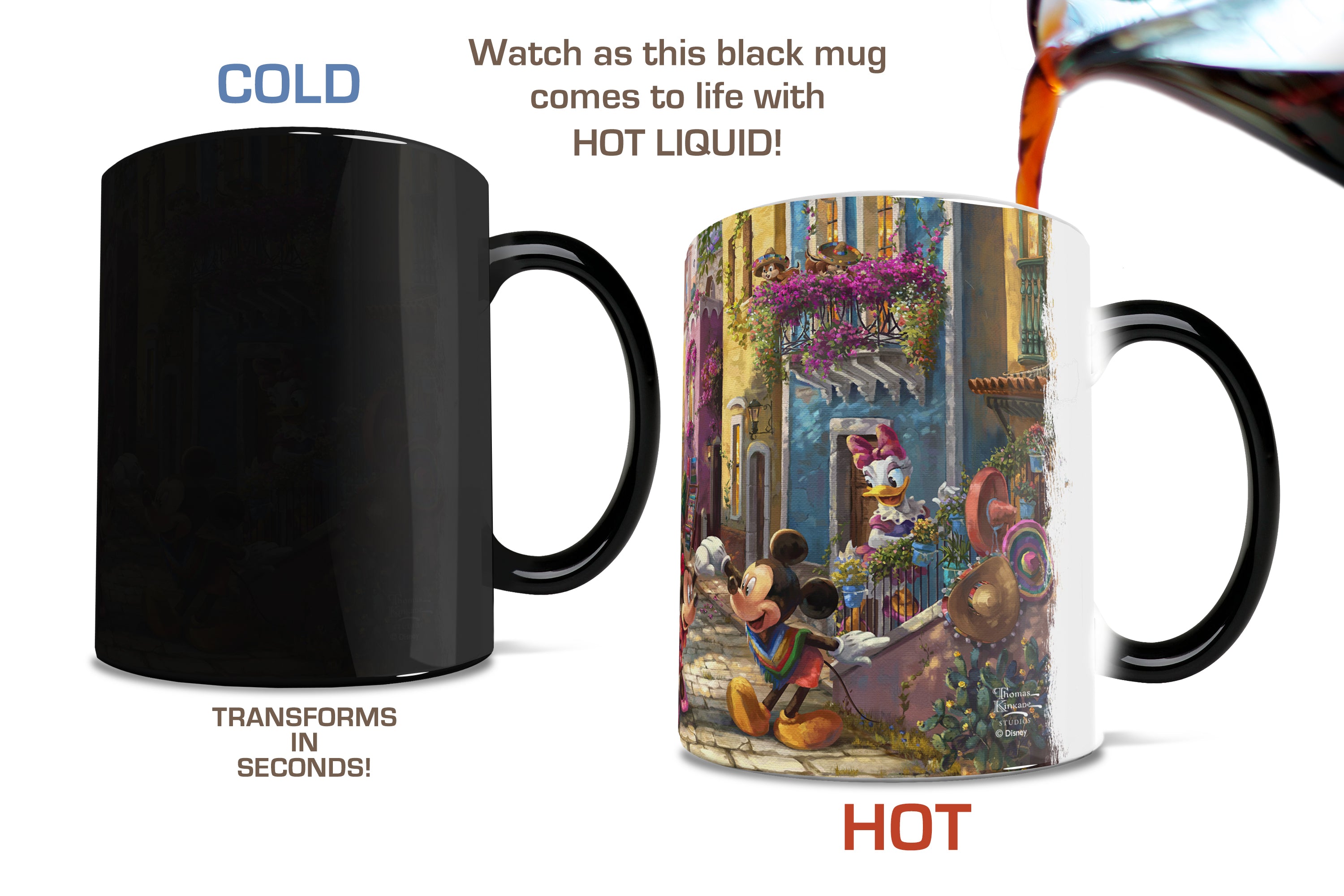 Disney (Mickey and Minnie Mouse - Mexico) Morphing Mugs®  Heat-Sensitive Mug MMUG1361