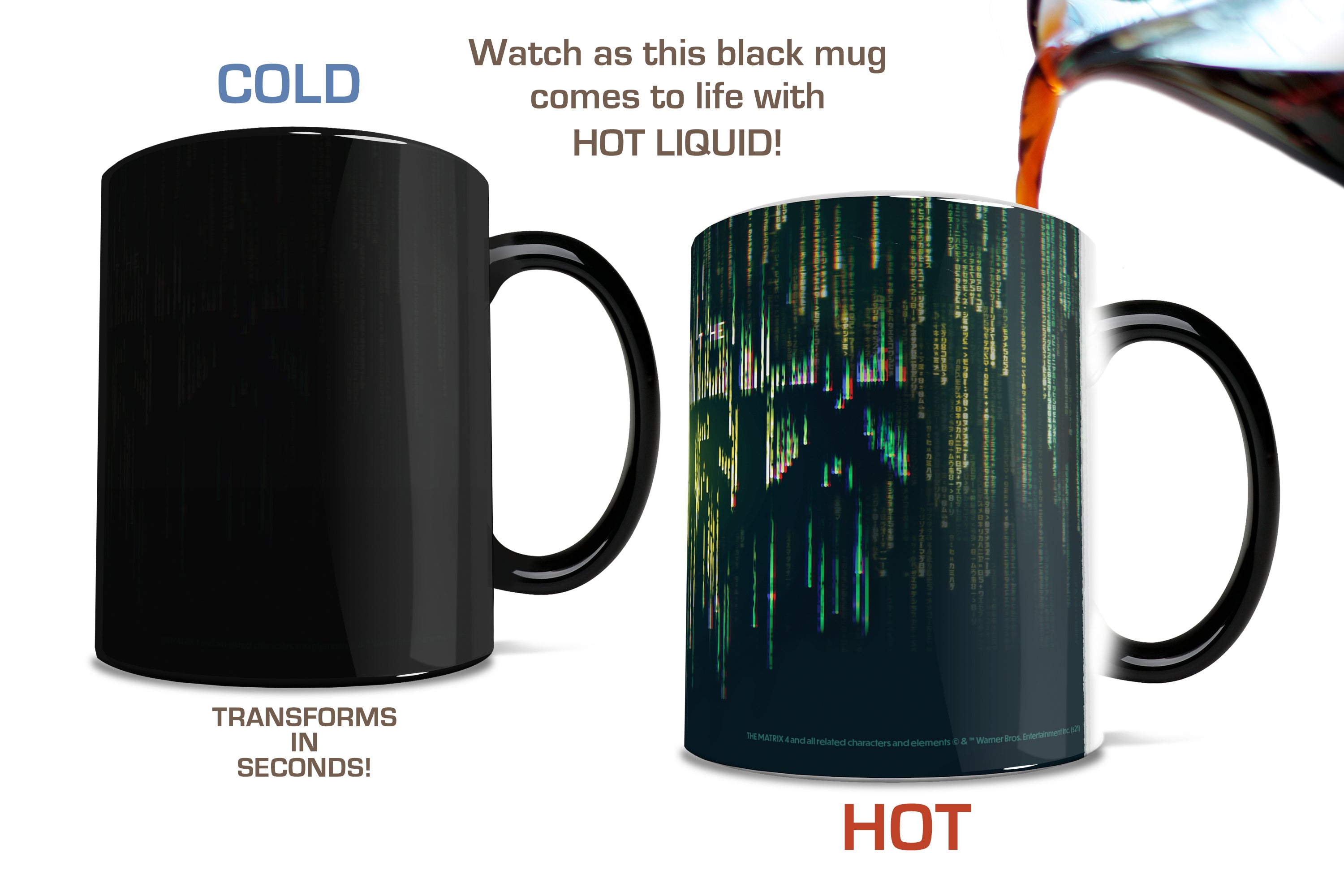 The Matrix Resurrections (Glitch) Morphing Mugs®  Heat-Sensitive Mug MMUG1363