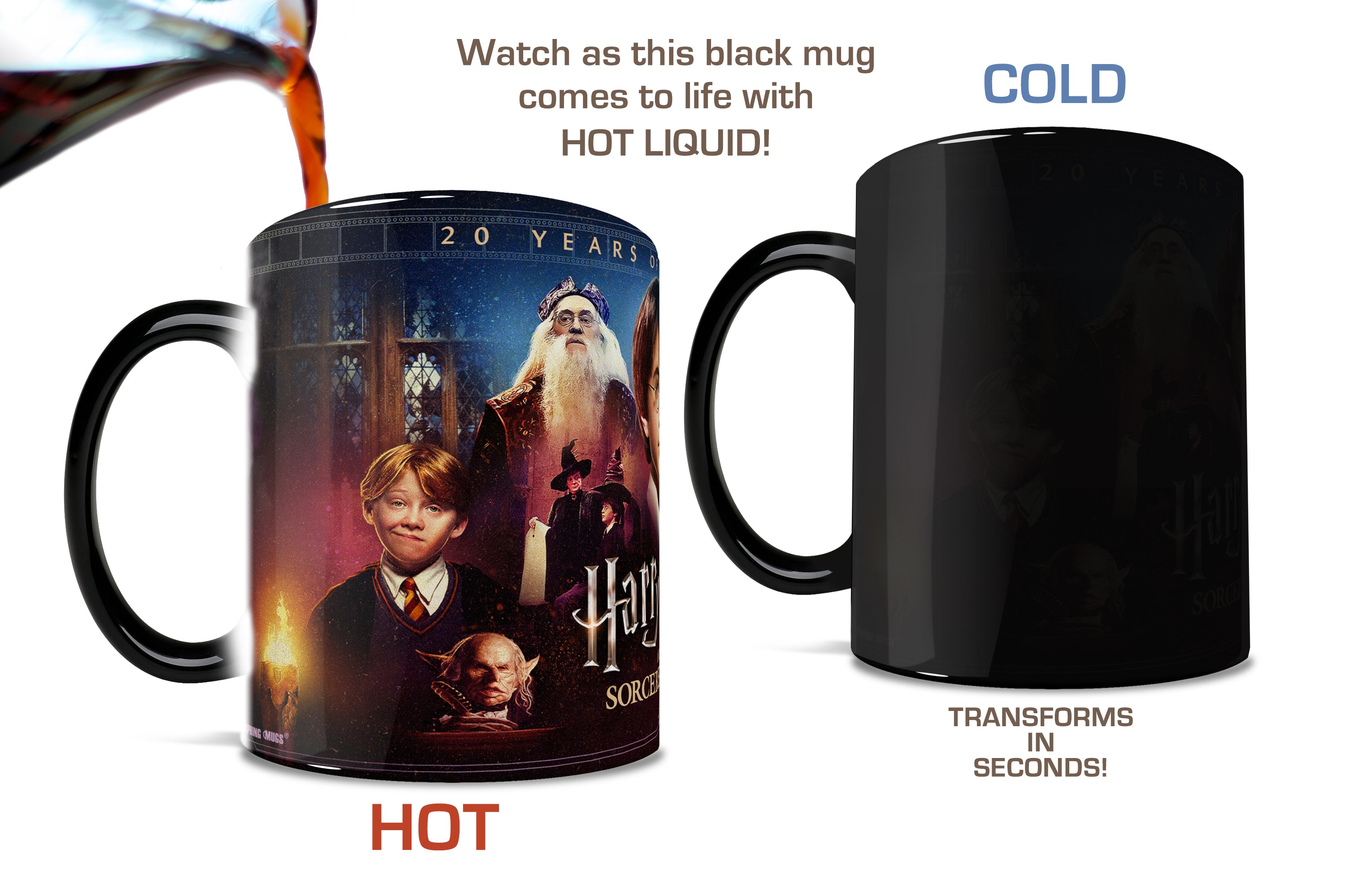Harry Potter (20th Anniversary of Sorcerers Stone) Morphing Mugs®  Heat-Sensitive Mug MMUG1364