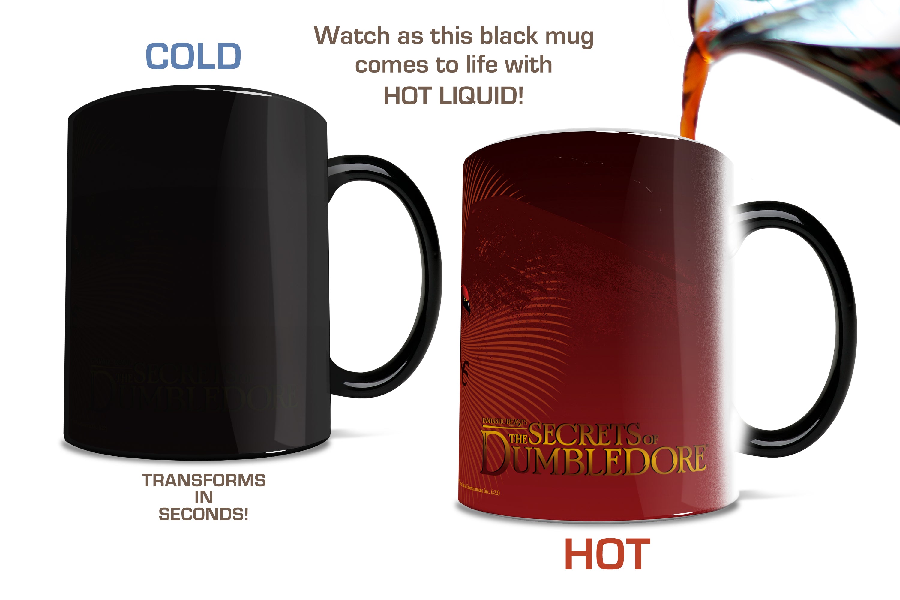 Fantastic Beasts: The Secrets of Dumbledore (Phoenix) Morphing Mugs®  Heat-Sensitive Mug MMUG1397