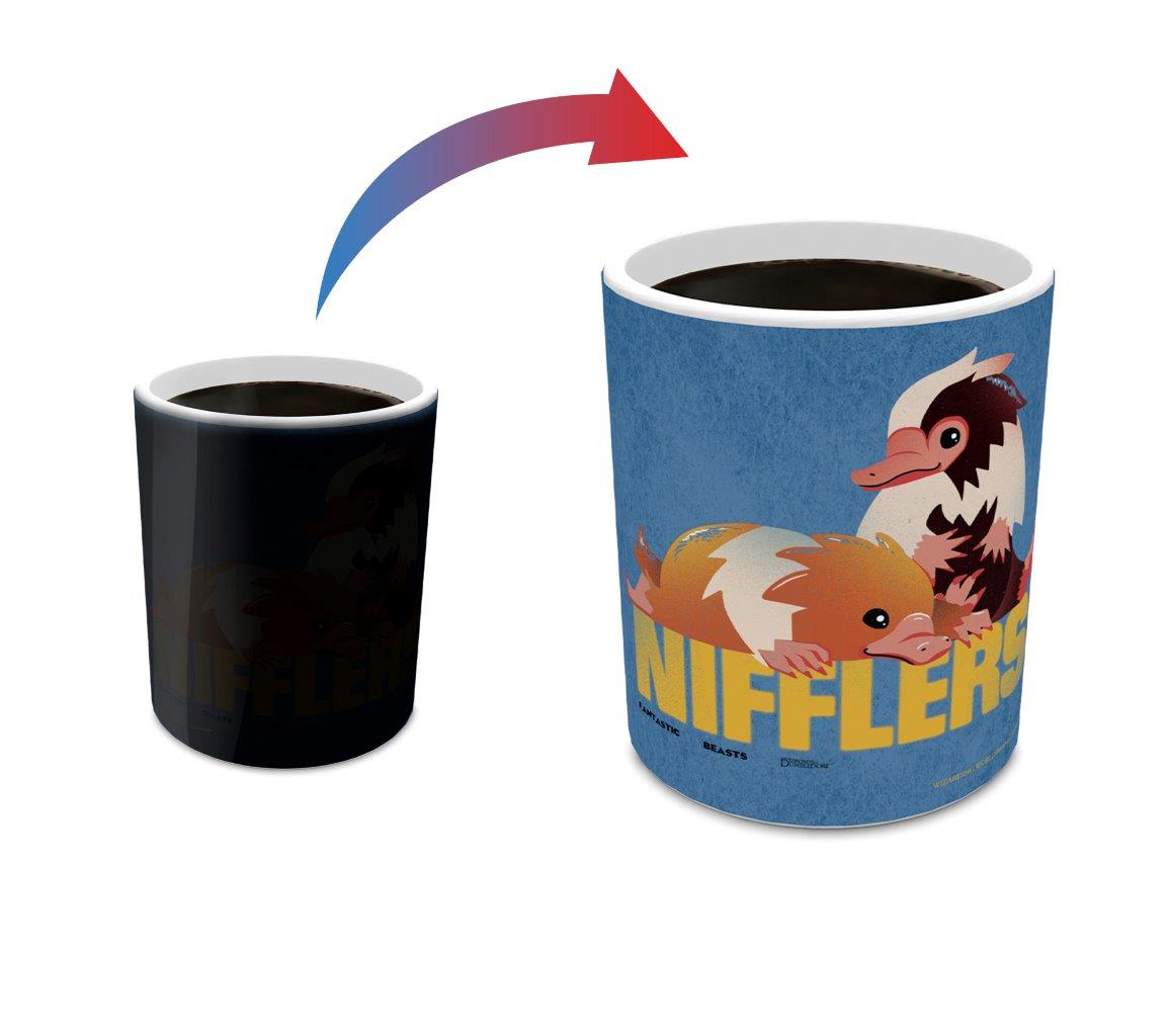 Fantastic Beasts: The Secrets of Dumbledore (Nifflers) Morphing Mugs®  Heat-Sensitive Mug MMUG1398